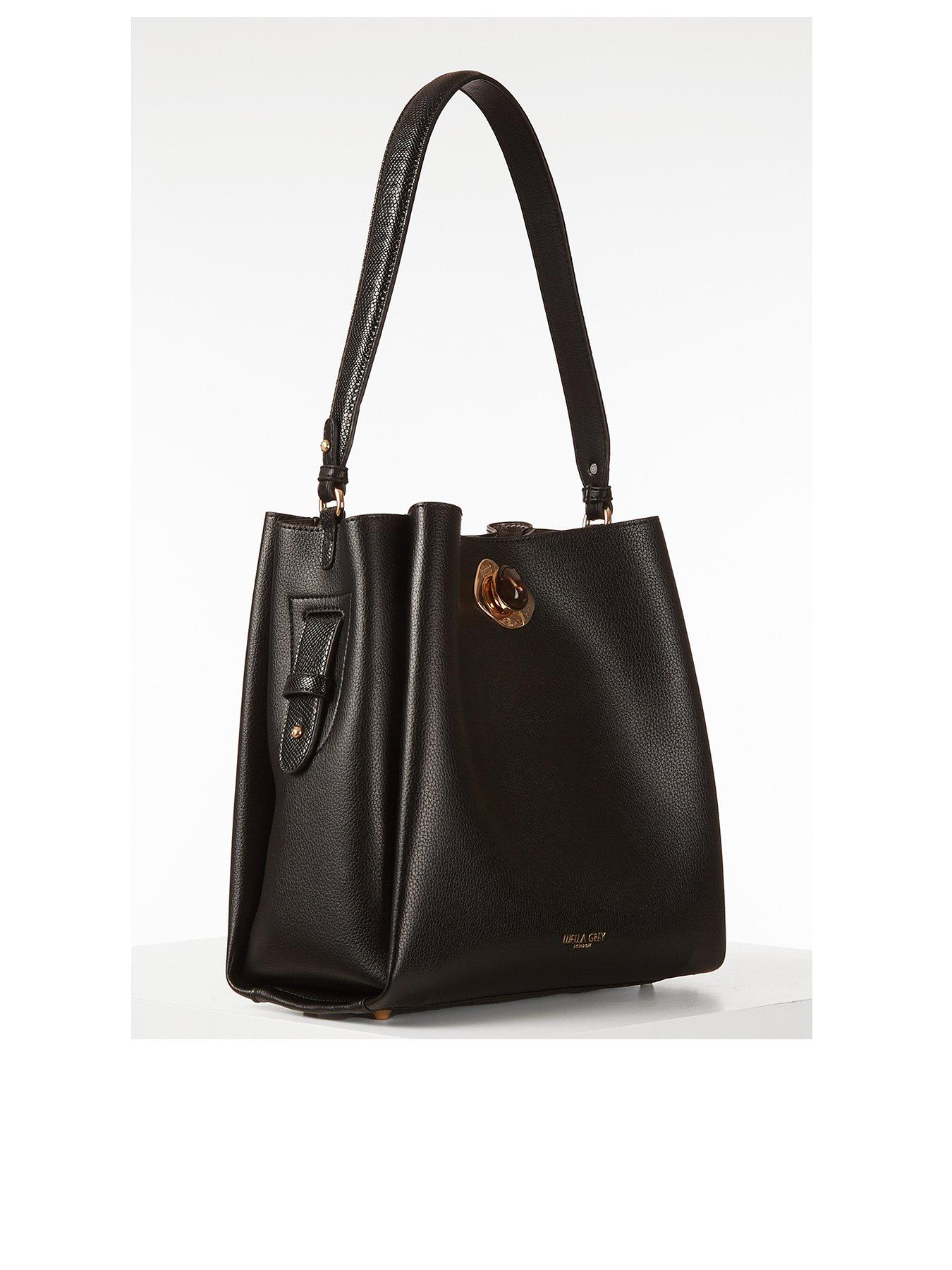 Luella Grey Henri Black Hobo Tote Very