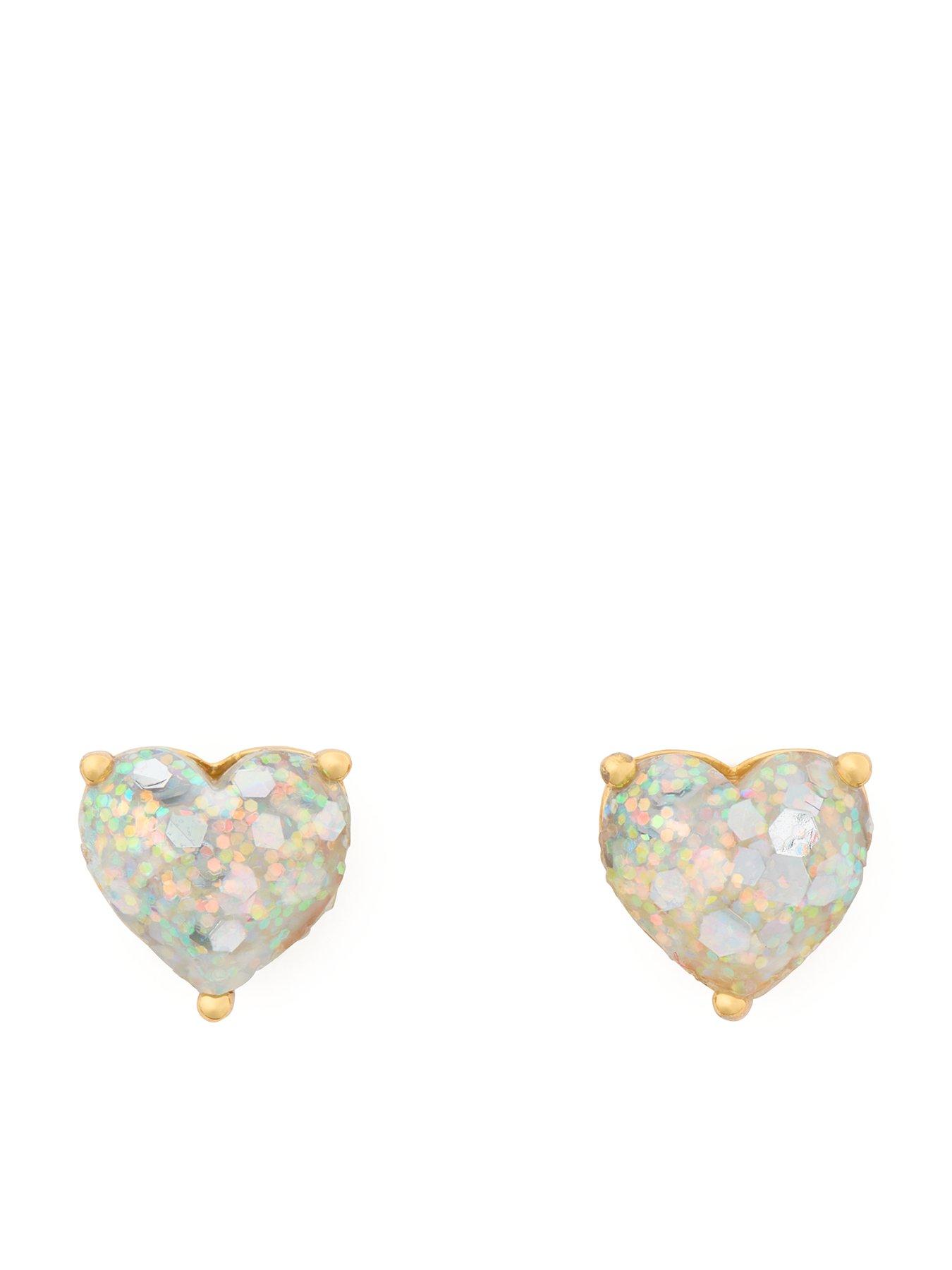 Product photograph of Kate Spade New York My Love Stud Earrings - Opal Glitter from very.co.uk