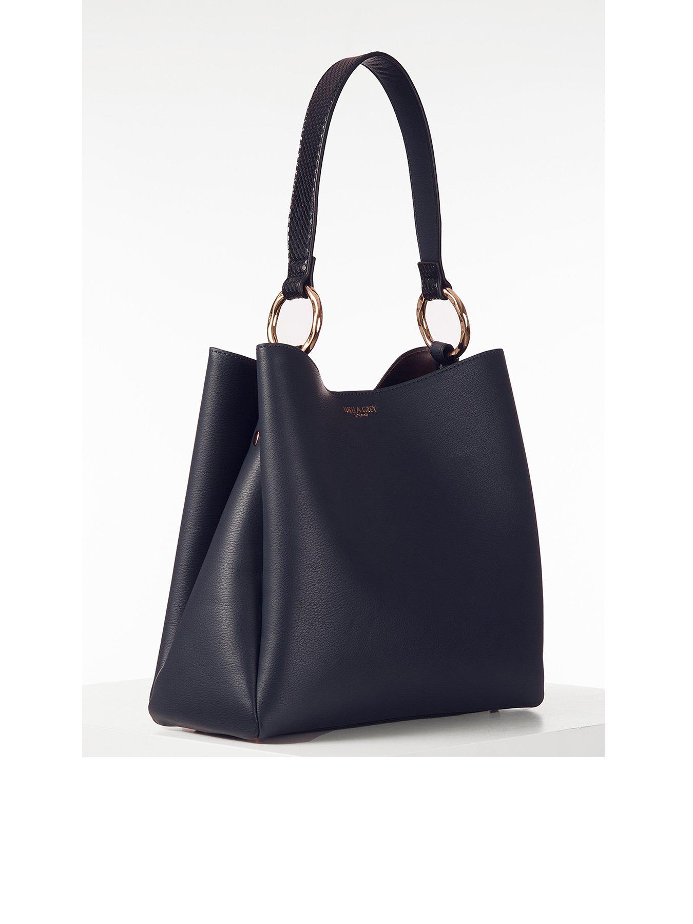 Luella Grey Isadora Navy Hobo Tote Very