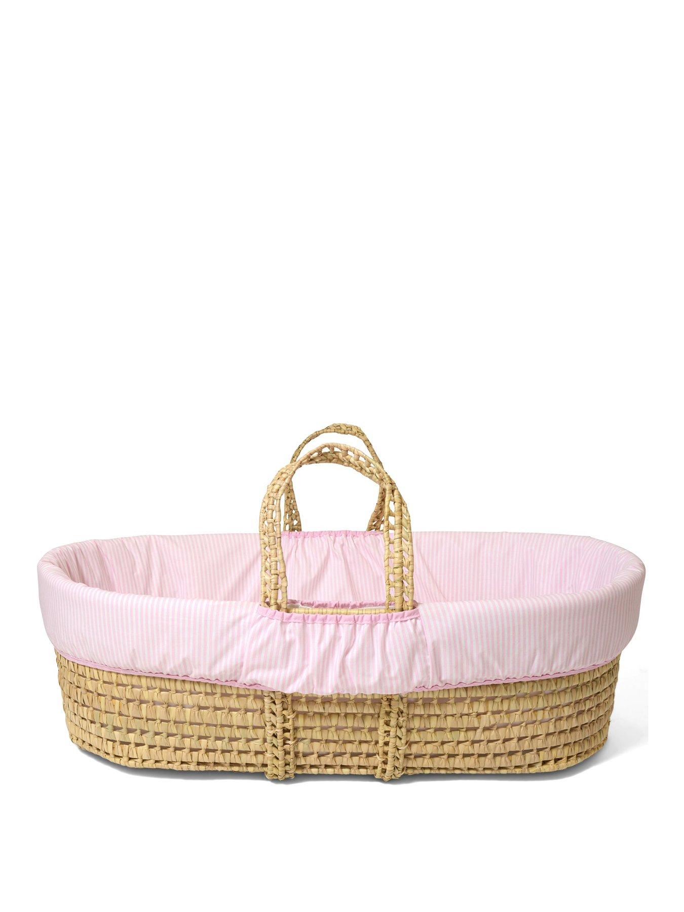 Product photograph of Clair De Lune Basket Pink from very.co.uk