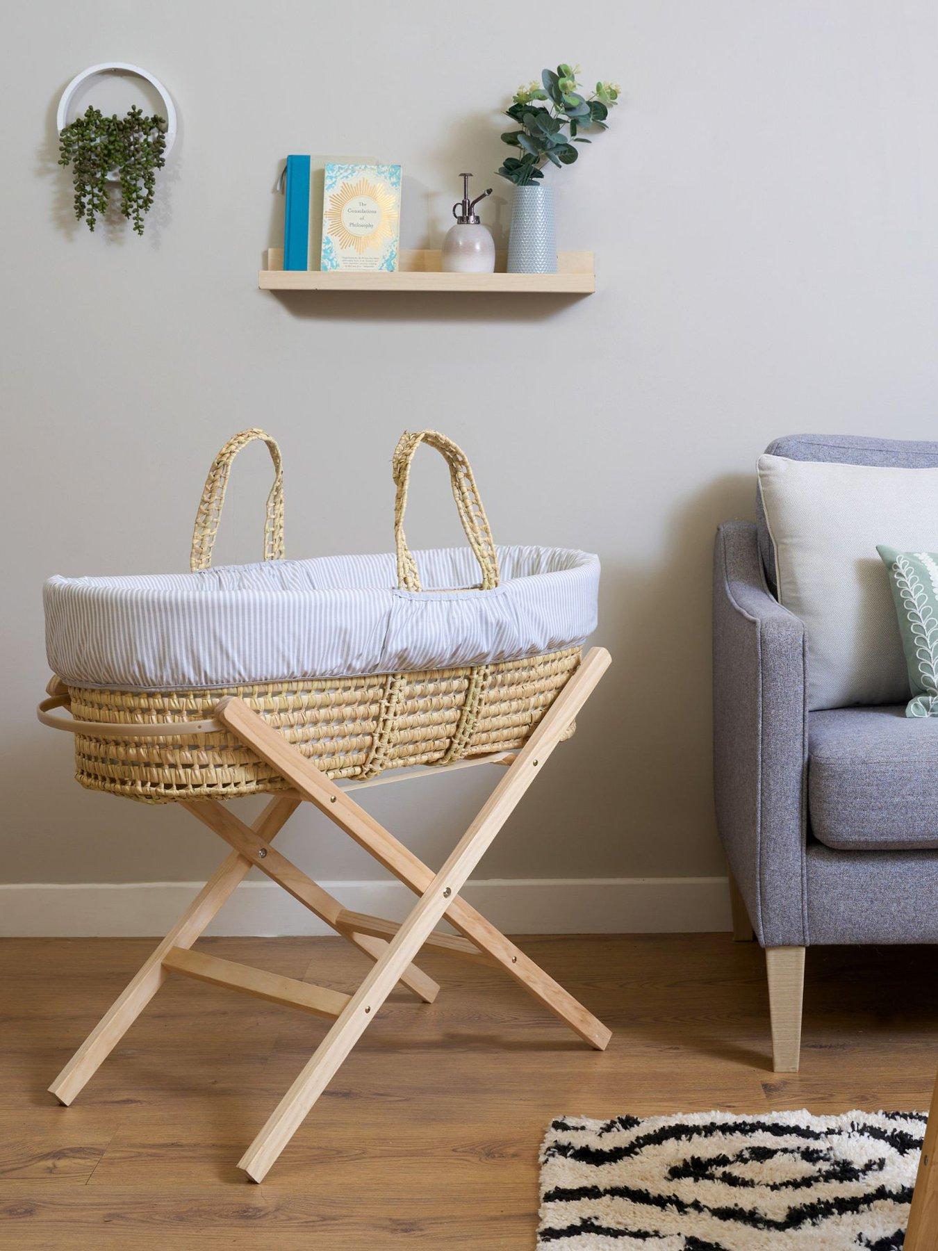 Product photograph of Clair De Lune Basket And Stand Grey from very.co.uk