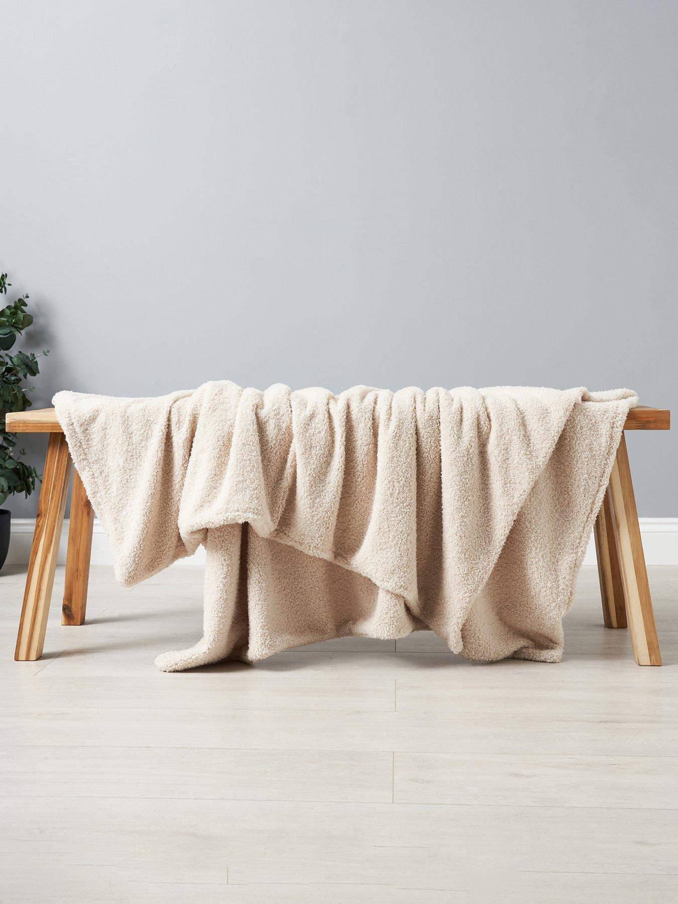 Image 6 of 7 of The Very Collection Teddy Soft Throw