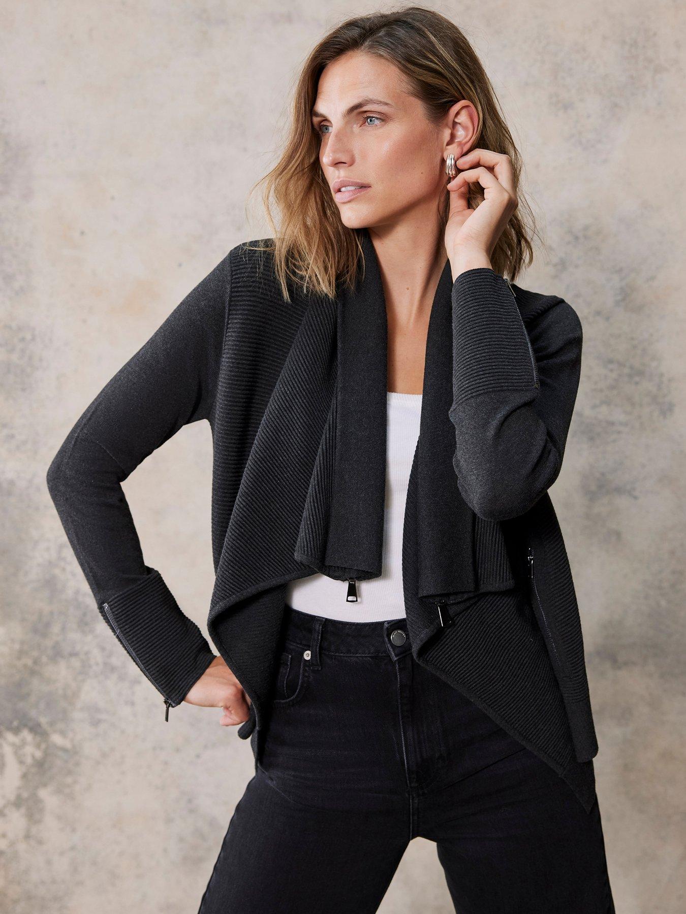 Mint velvet black ottoman cardigan best sale