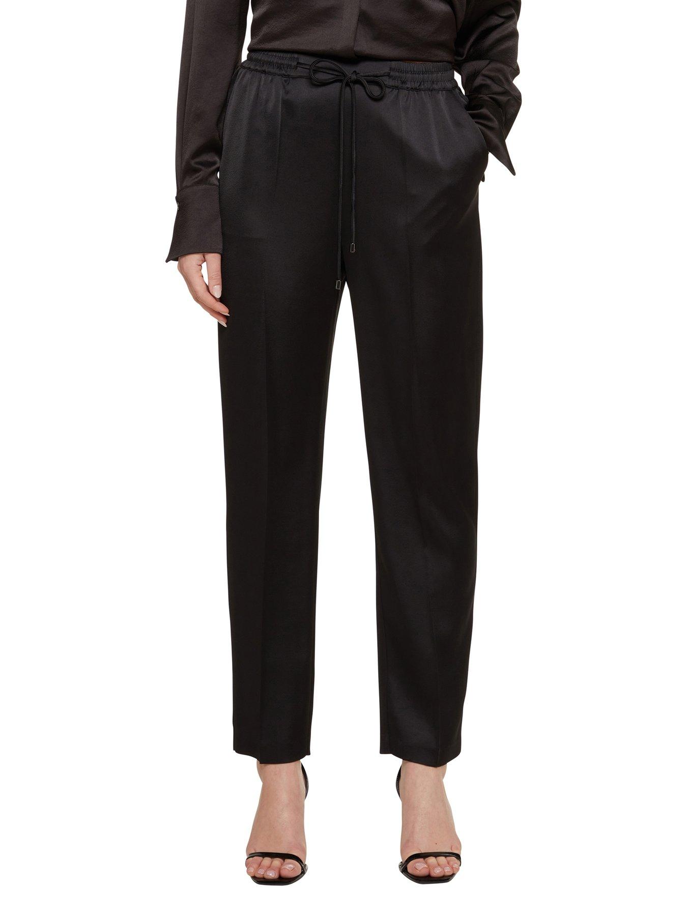 undefined Natori Satin Slim Cut Jogger - Black
