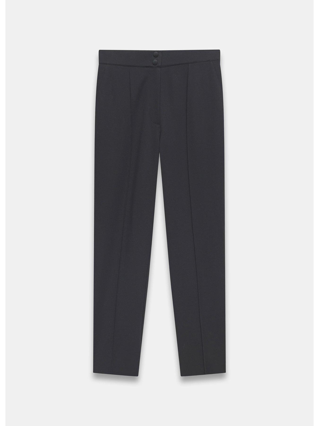 Image 5 of 6 of Mint Velvet Seam Detail Tregging - Black