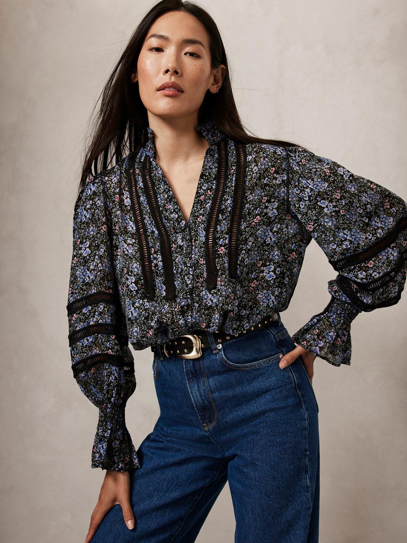 Tops Mint Velvet Blue Women Very