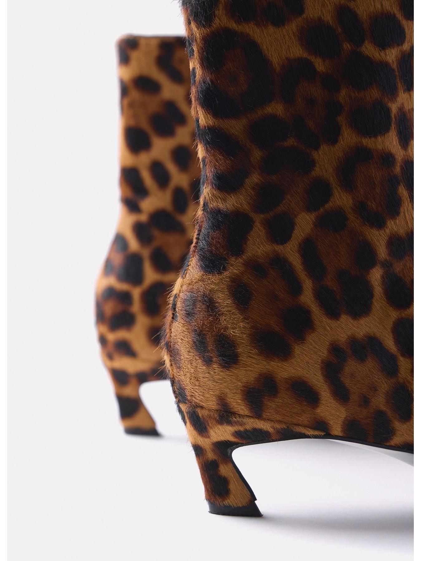 Image 3 of 4 of Mint Velvet Textured Kitten Boot