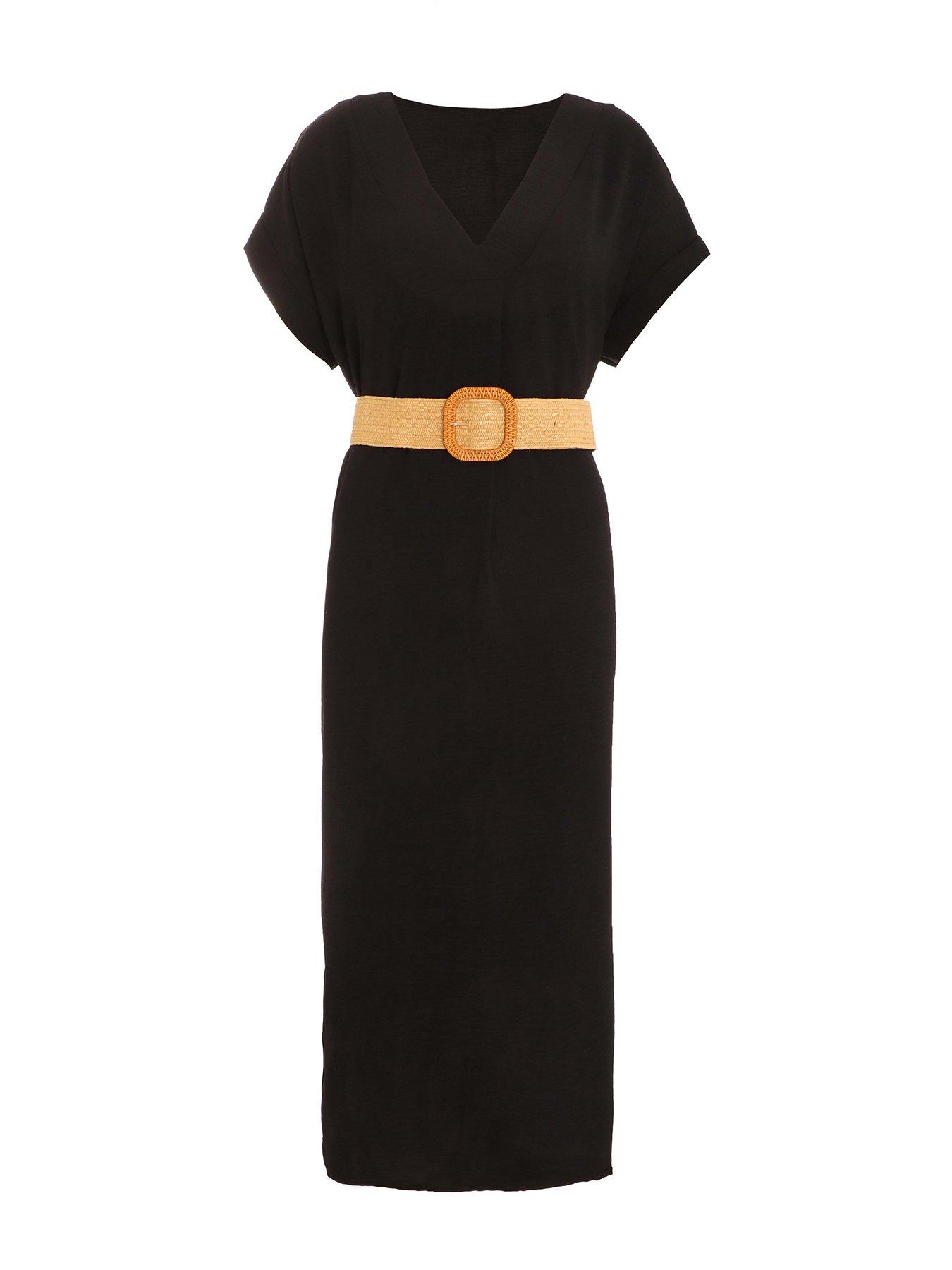 quiz belted midi dress Buy Quiz Sequins Cowl Neck Belted Midi Dress Online