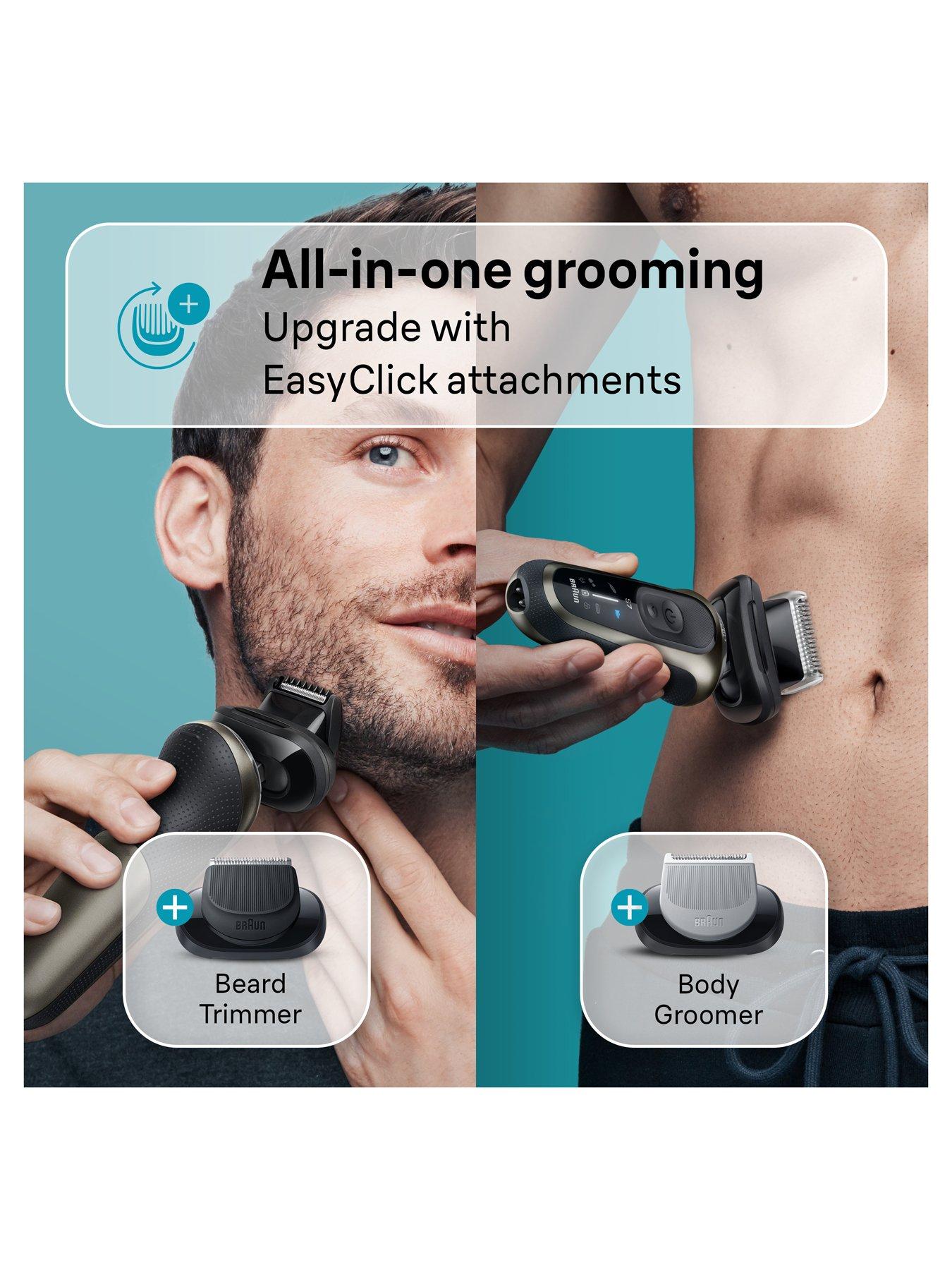 Image 5 of 8 of Braun Electric Shaver, Series 7, With SmartCare Center, EasyClick Attachments, 72-C7650cc,