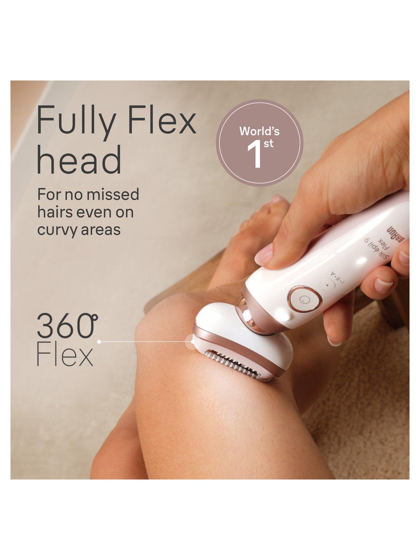 Image 3 of 7 of Braun Silk-&eacute;pil 9 Flex Epilator For Easy Hair Removal, 9-060 3D
