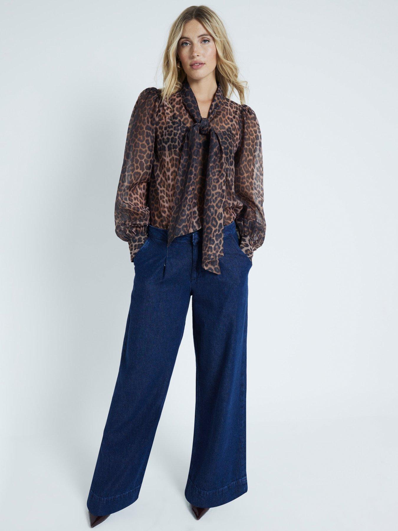undefined Tailored Baggy Jeans - Dark Denim - Blue