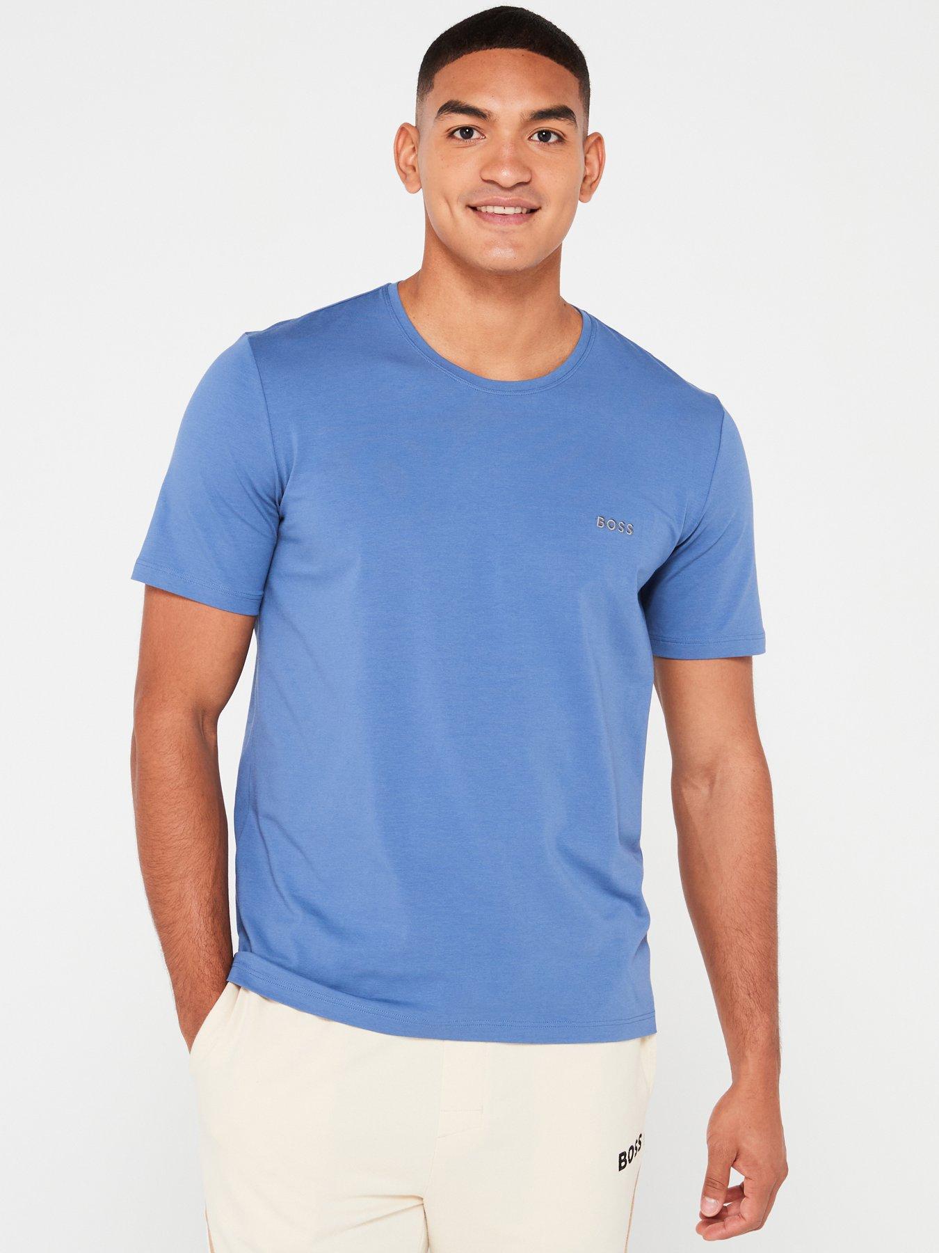 BOSS Mix &amp; Match Lounge T-shirt, Blue, Size S, Men