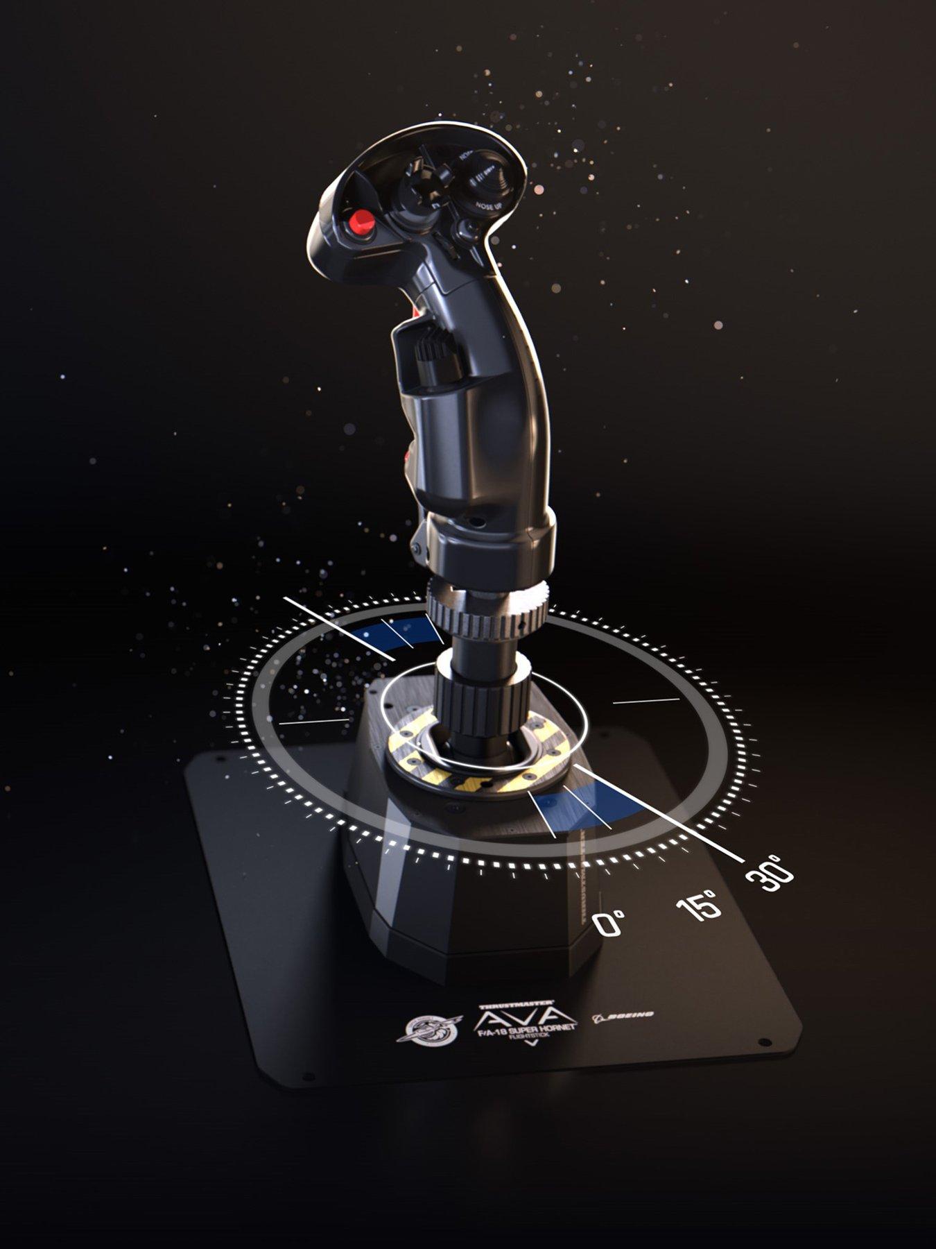 Image 7 of 7 of Thrustmaster AVA BASE + F/A 18C Hornet Flight Stick