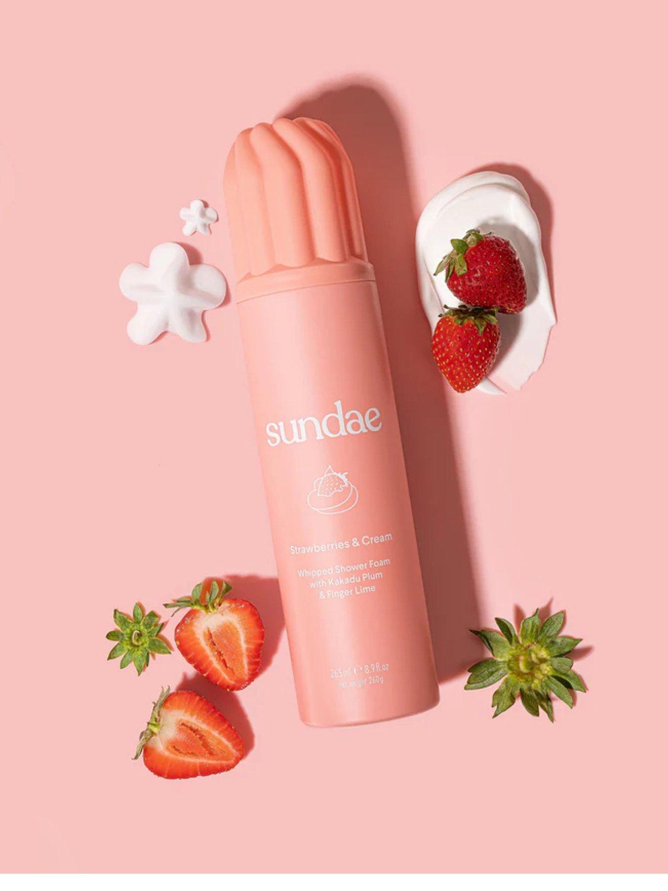 Image 1 of 4 of Sundae Whipped Shower Foam Strawberries & Cream