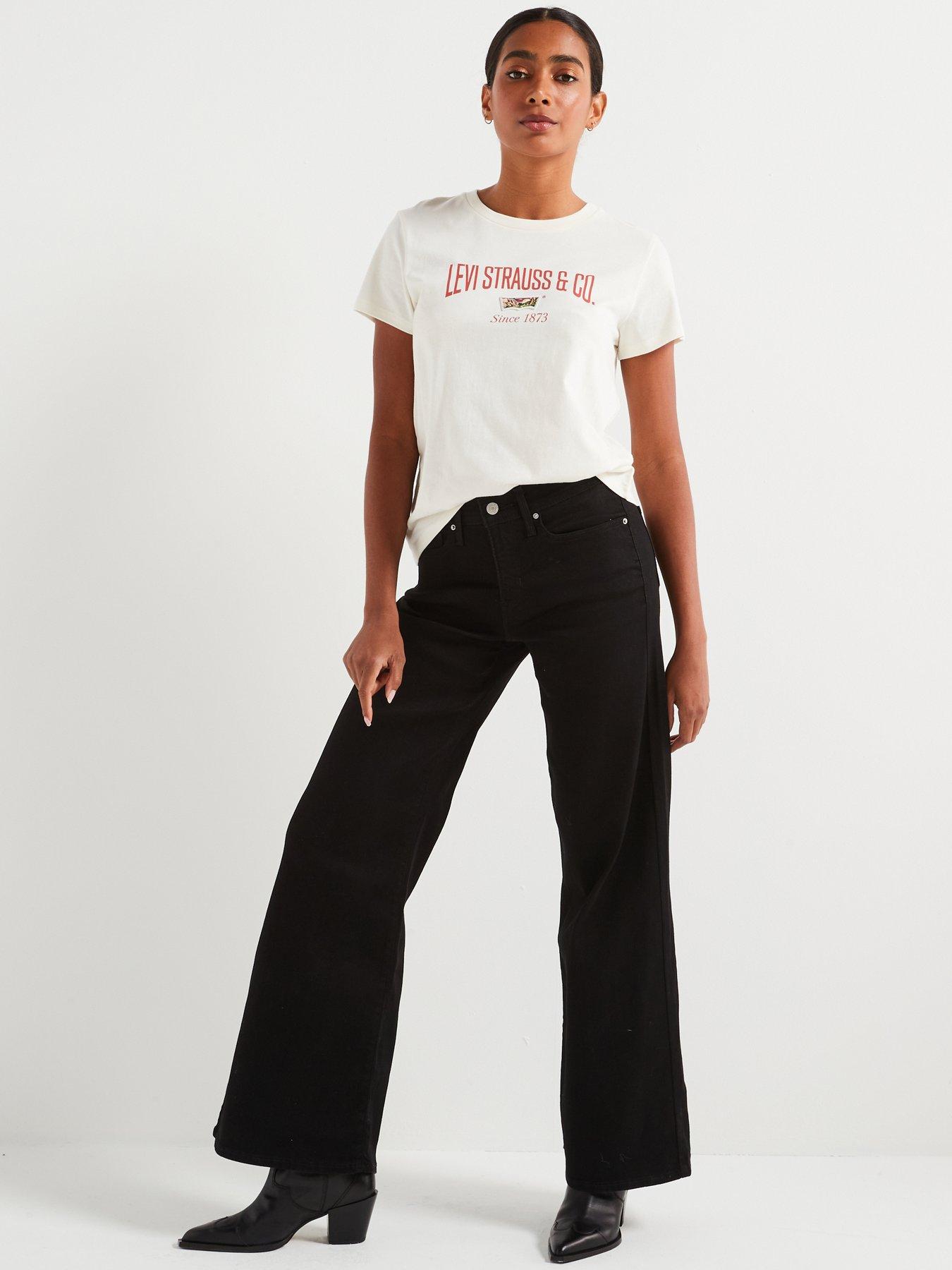 Image 3 of 6 of Levi's 318 Shaping Wide Leg