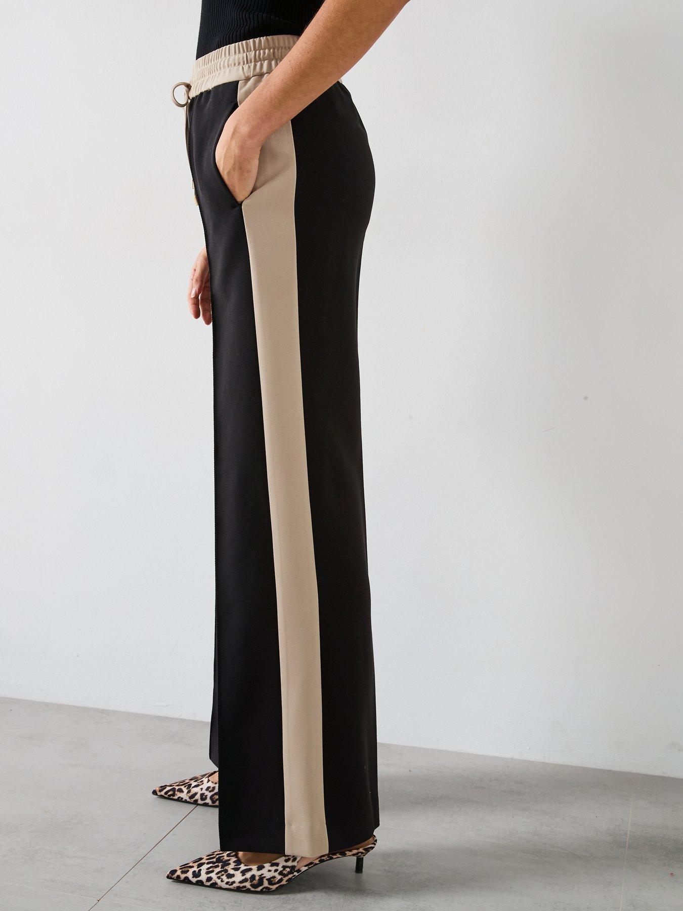 undefined Premium Panelled Wide Leg Jogger - Multi