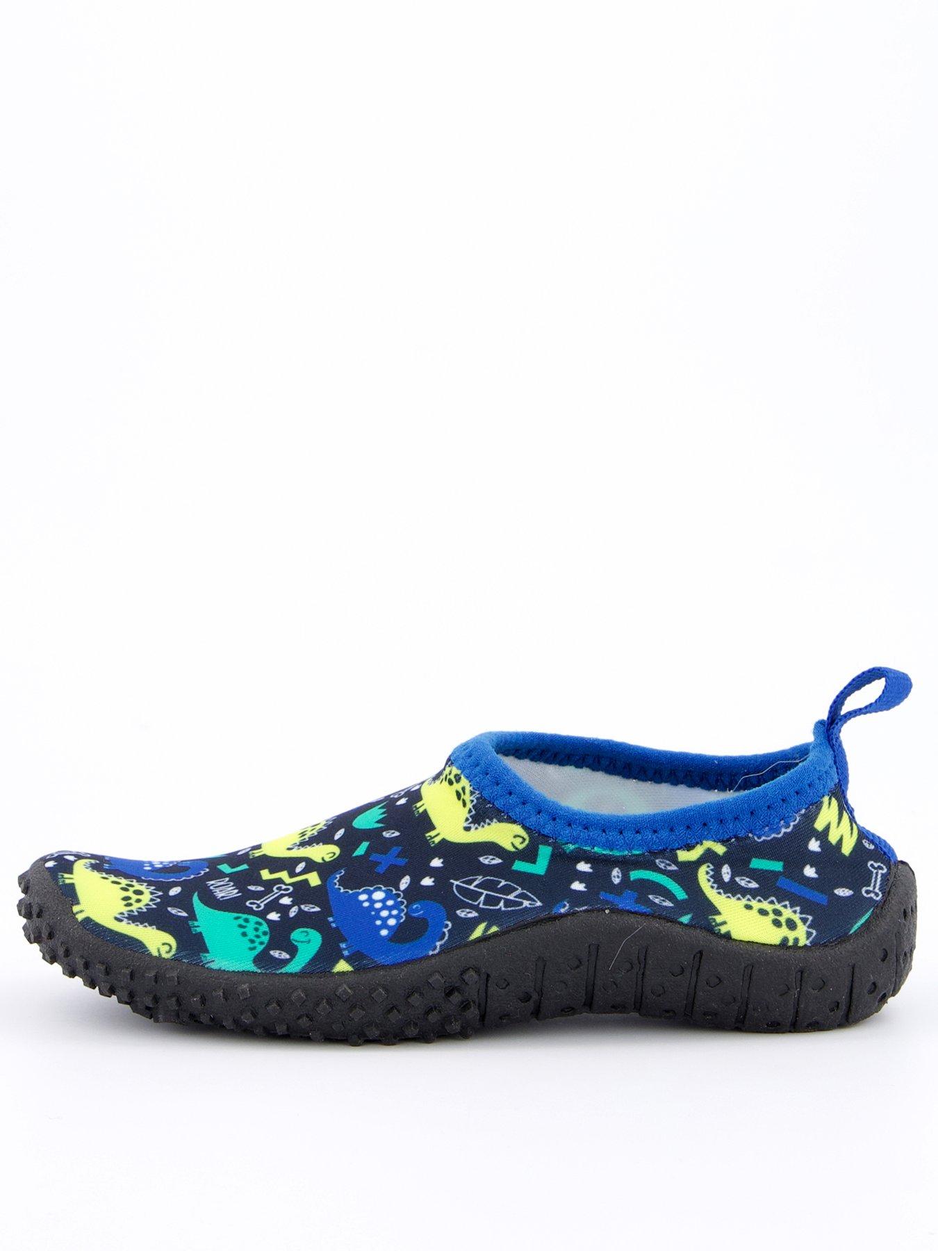 undefined Boys Dinosaur Water Shoe - Navy