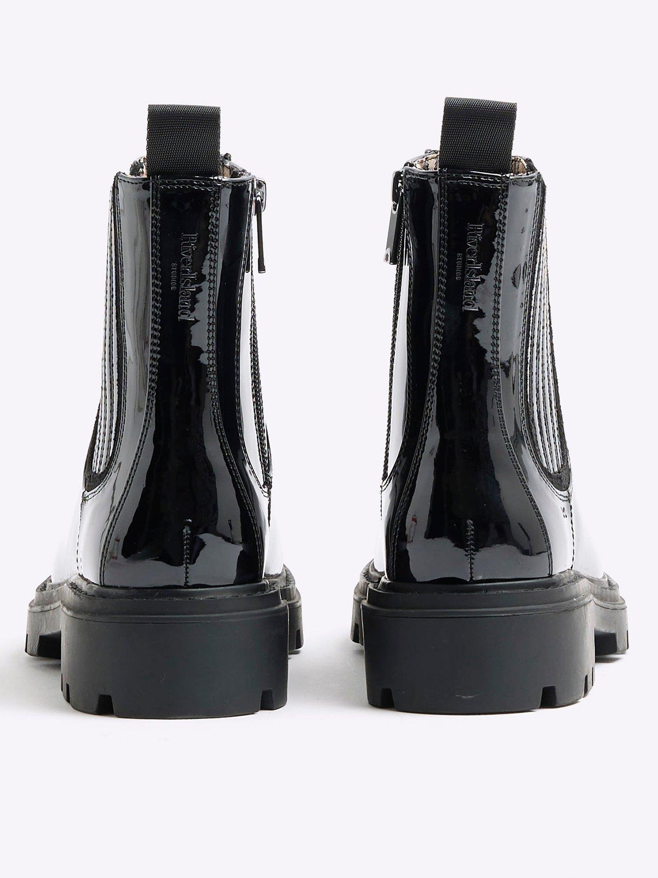 Chelsea Boots River Island Wide Fit Patent Boots Asos River Island - Main Image