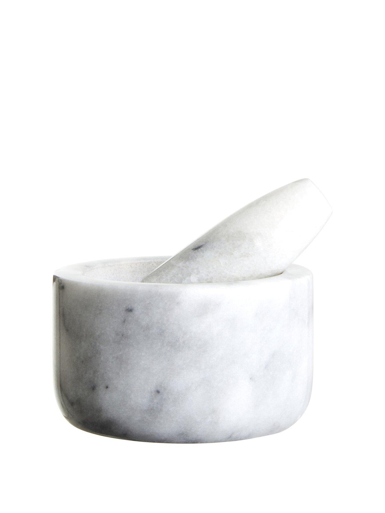 Product photograph of Premier Housewares Grey Marble Straight Pestle And Mortar from very.co.uk