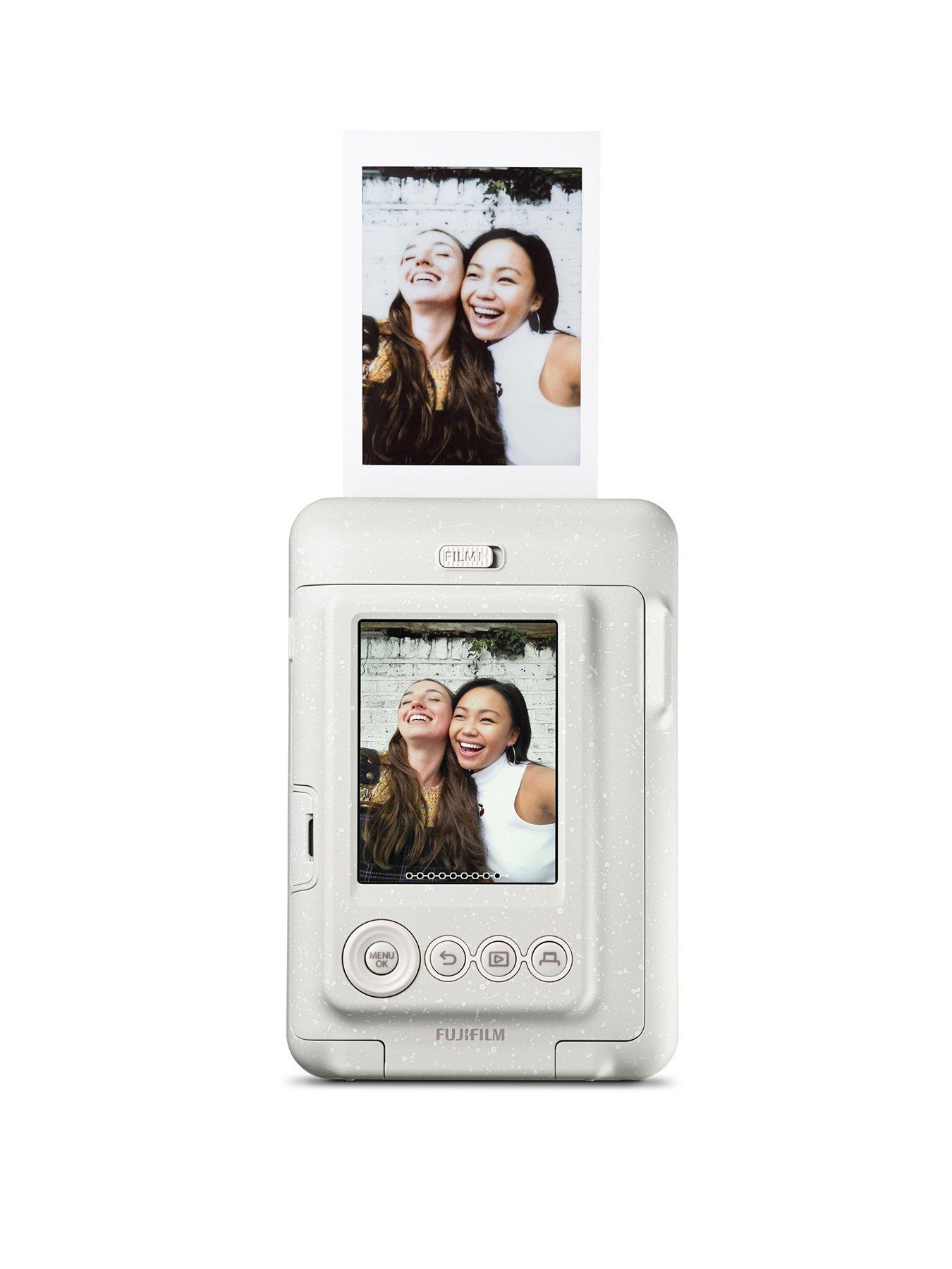 Image 3 of 7 of Fujifilm Instax Mini LiPlay Hybrid Instant Camera - Misty White
