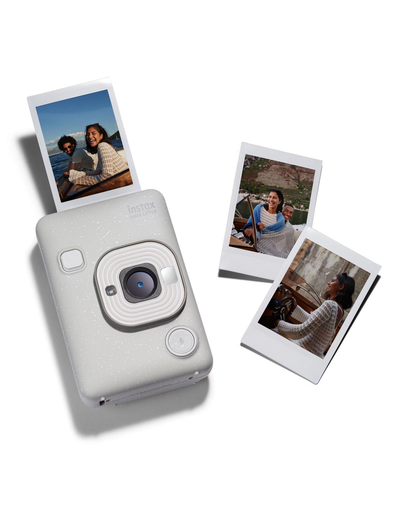 Fujifilm Instax Mini LiPlay Hybrid Instant Camera - Misty White | Very.co.uk