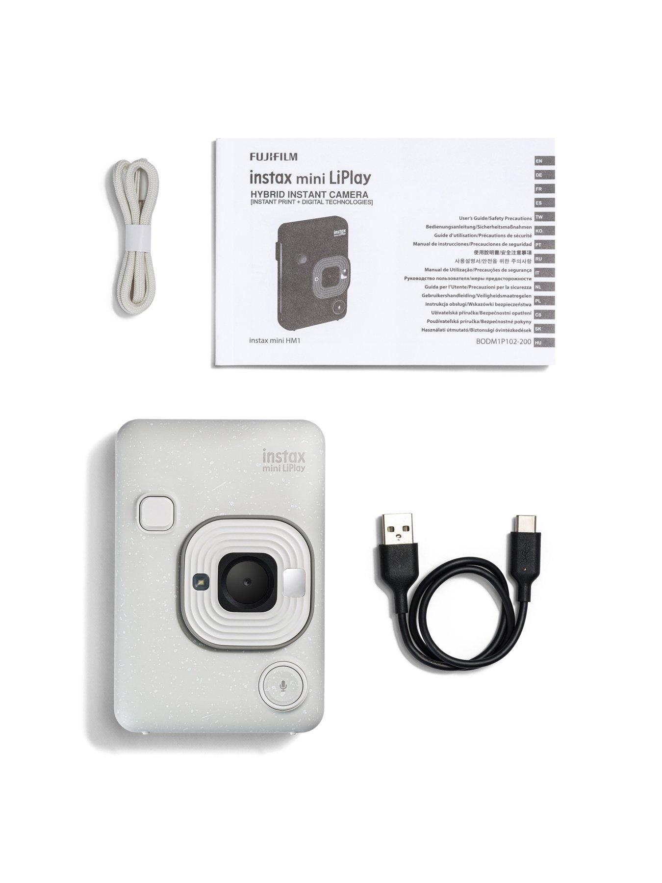 Image 6 of 7 of Fujifilm Instax Mini LiPlay Hybrid Instant Camera - Misty White