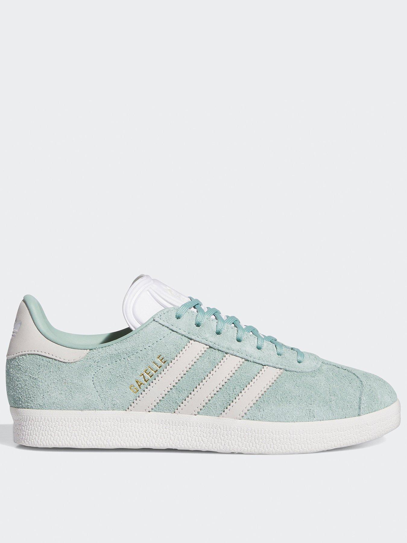 Womens Gazelle Trainers Light Green