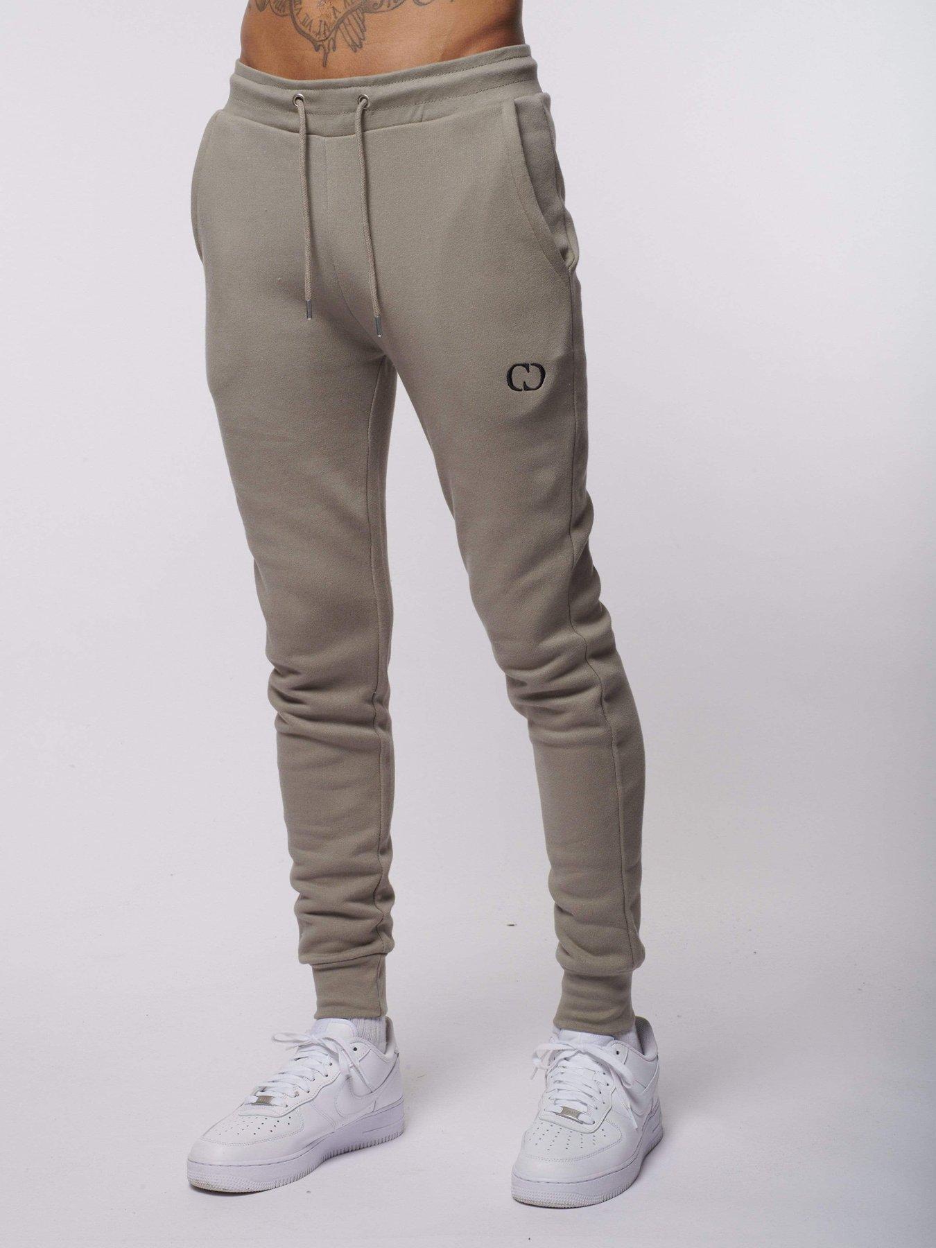 undefined Logo  Joggers - Stone