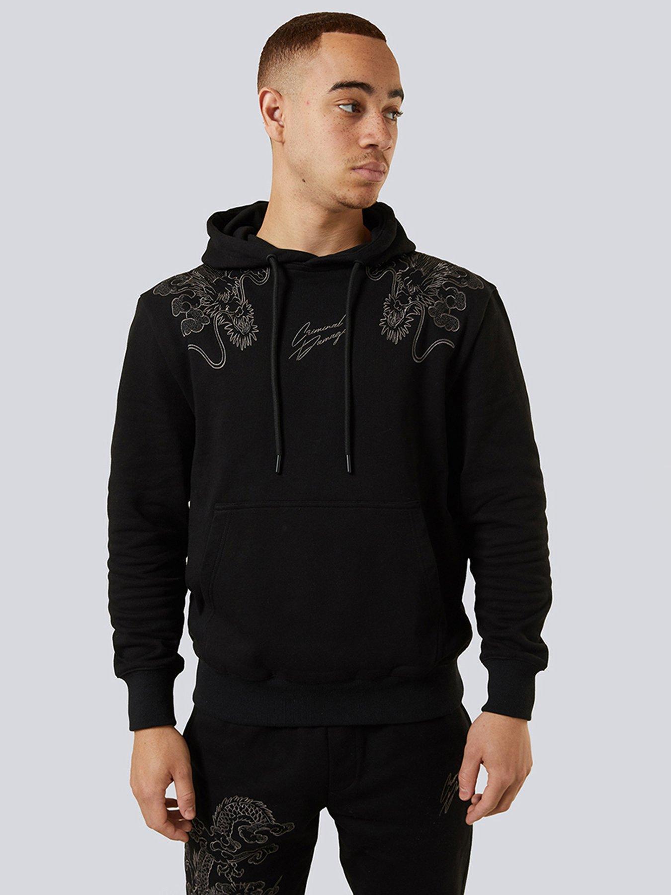 Criminal Damage Kyoto Hoodie - Black | Very