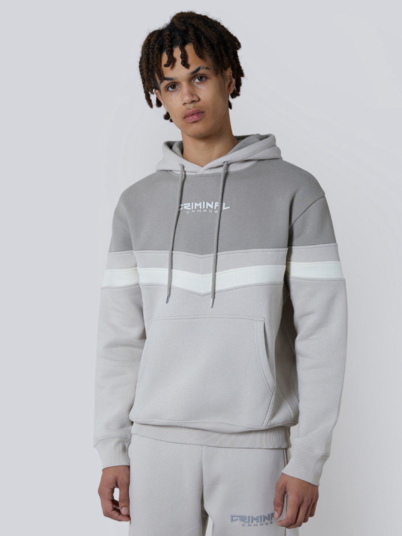 Image 1 of 4 of Criminal Damage Buxton Track Top - Grey