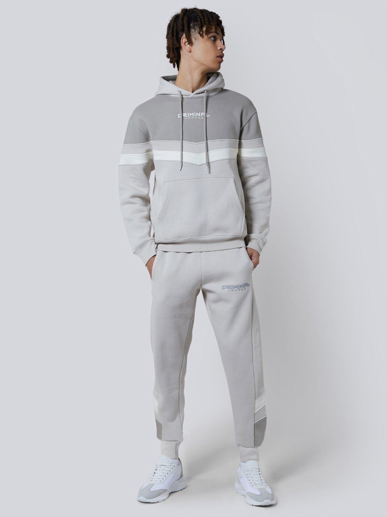 Image 3 of 4 of Criminal Damage Buxton Track Top - Grey