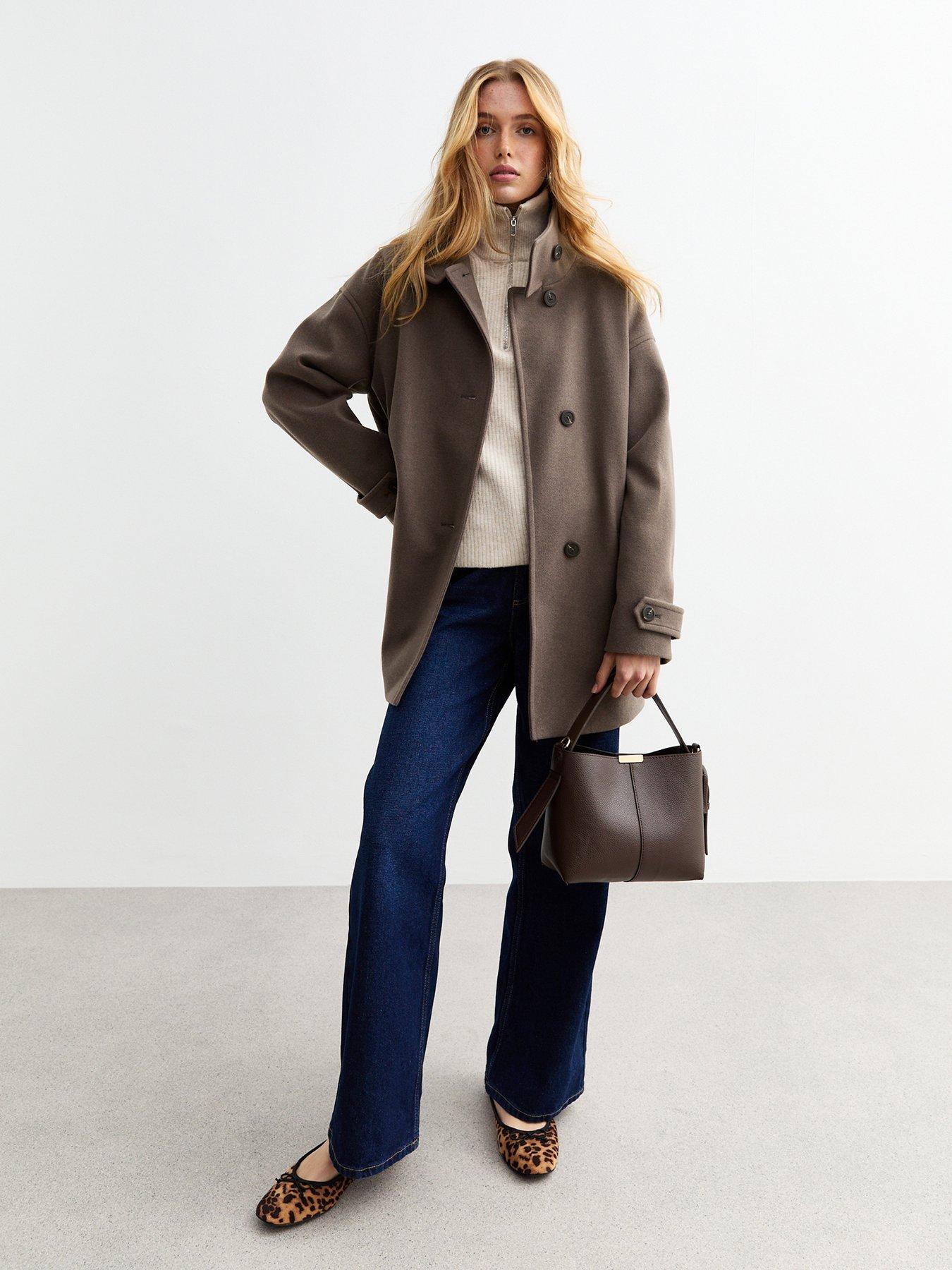 New look lead in coat sale