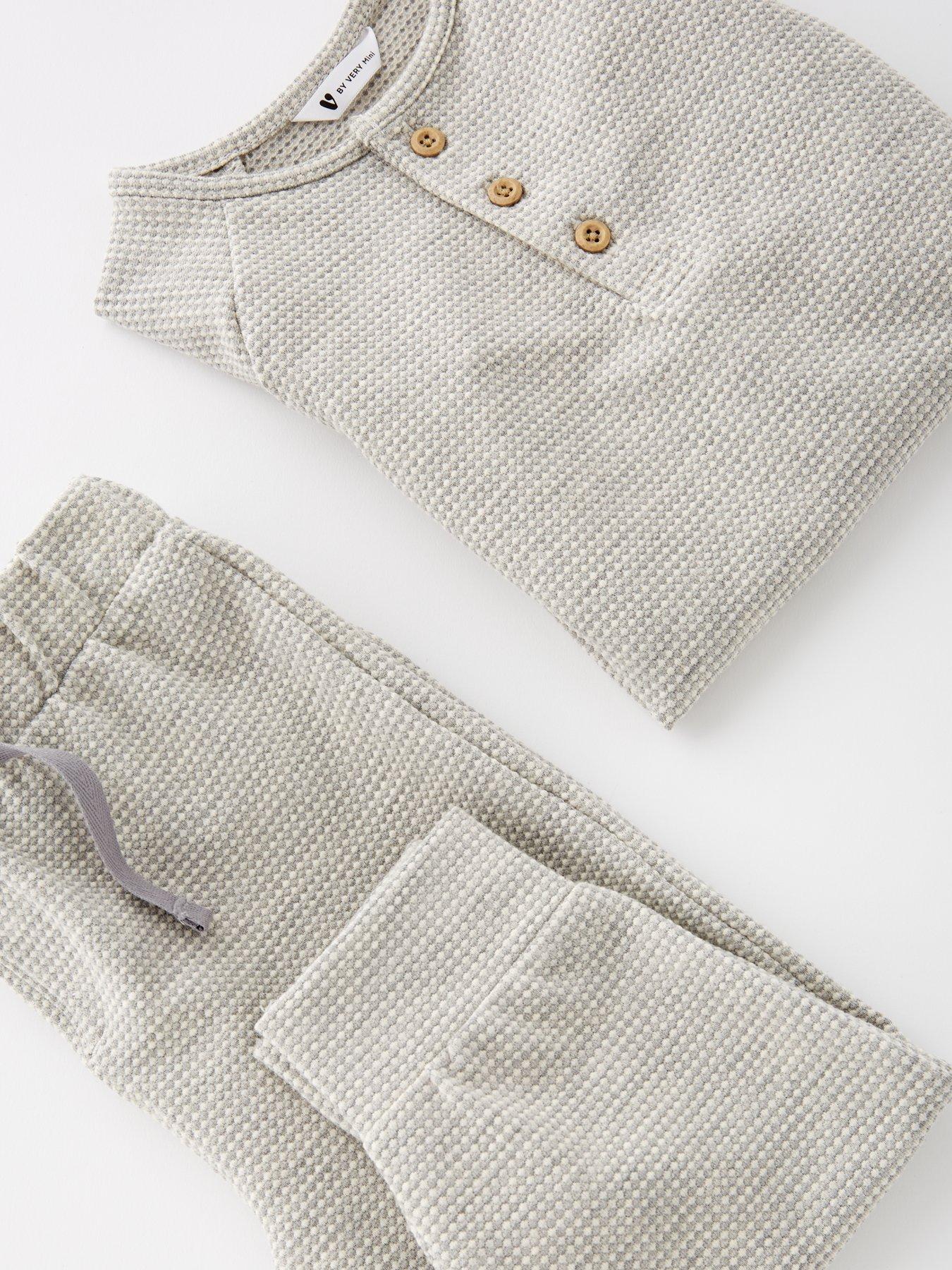 Image 3 of 4 of Mini V by Very Baby Boys Denim Jersey Jacket, Jeans and Body Suit Set - Multi