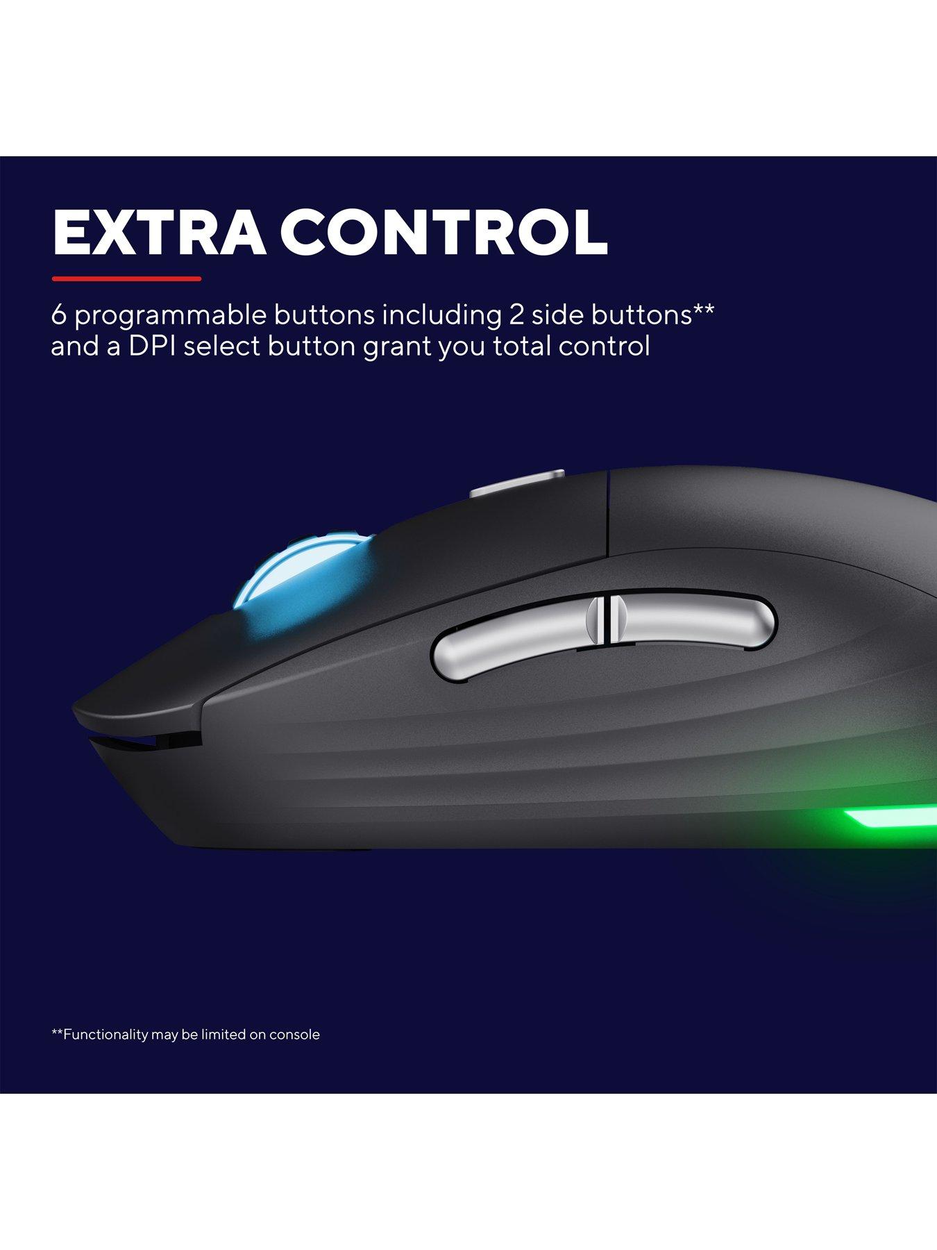 Image 6 of 8 of Trust GXT926 Redex II Wireless RGB Black Gaming Mouse for PC, Laptop, PS5, PS4, Xbox Series S/X