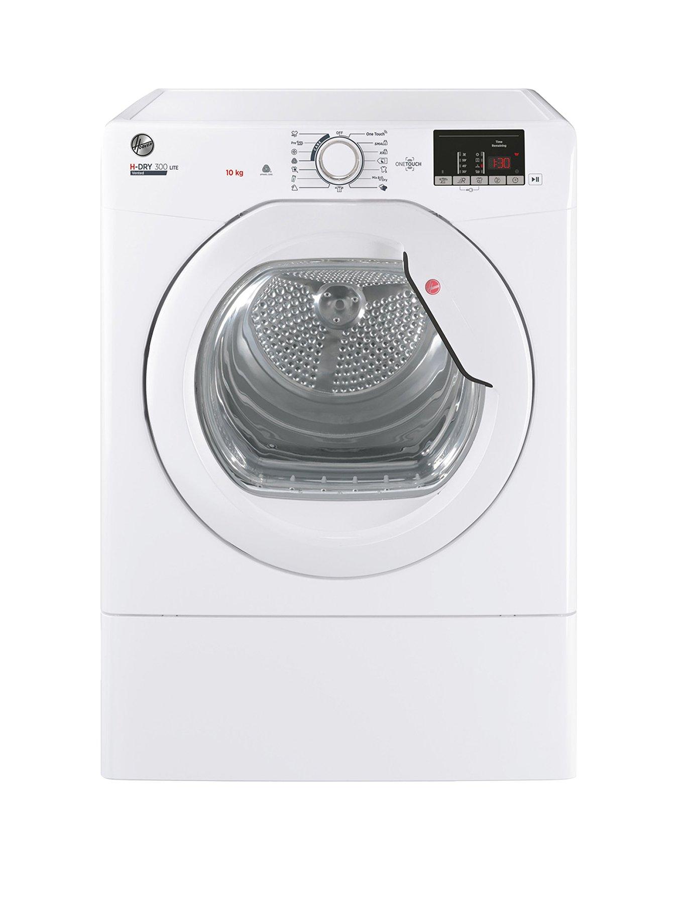 Image 1 of 7 of Hoover HLE V10DG-80 10KG Vented Tumble Dryer White