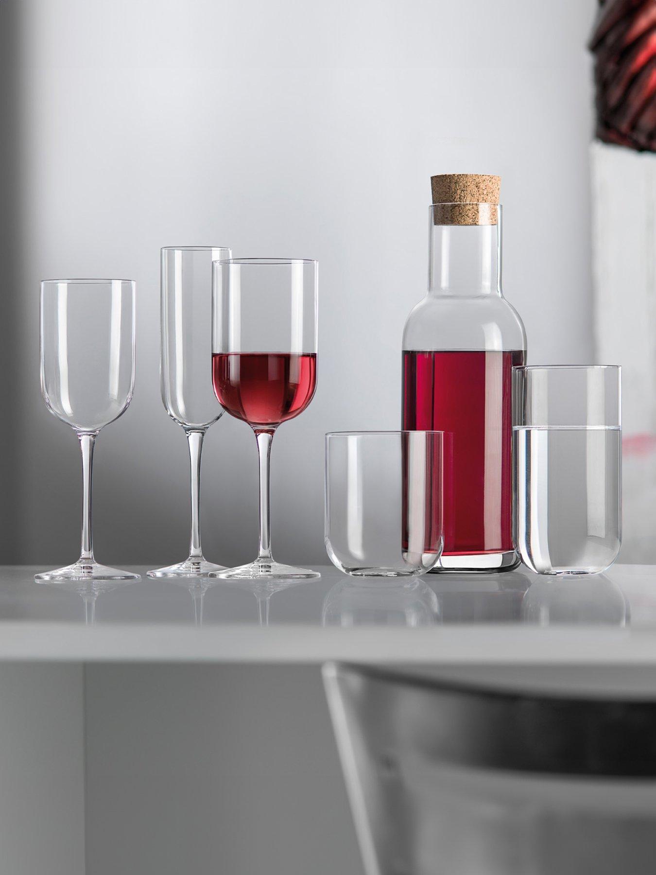 Product photograph of Luigi Bormioli Sublime Stemware Collection Ndash Set Of 4 Red Wine Glasses from very.co.uk