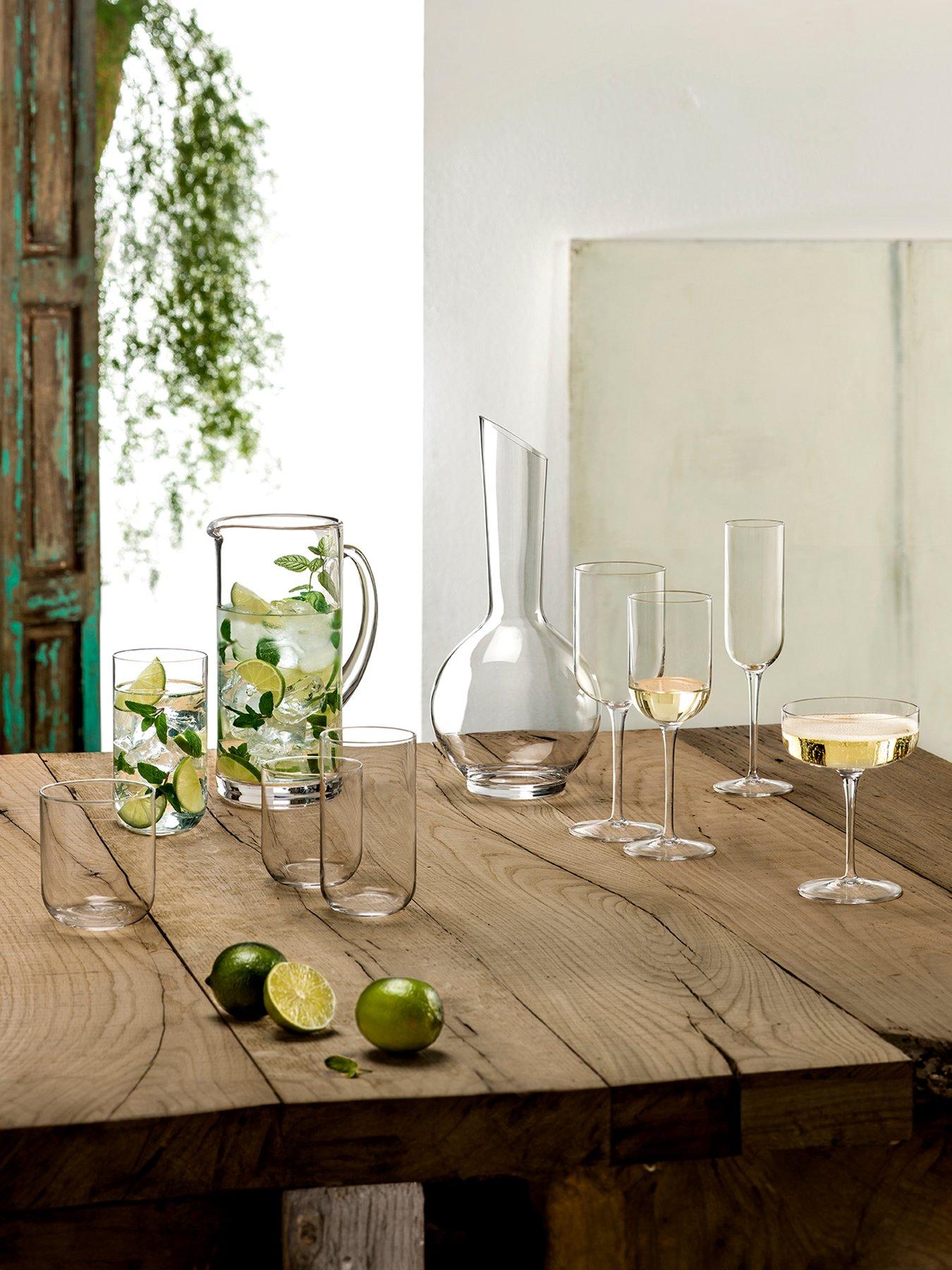 Product photograph of Luigi Bormioli Sublime Stemware Collection Ndash Set Of 4 Cocktail And Champagne Coupe Glasses from very.co.uk