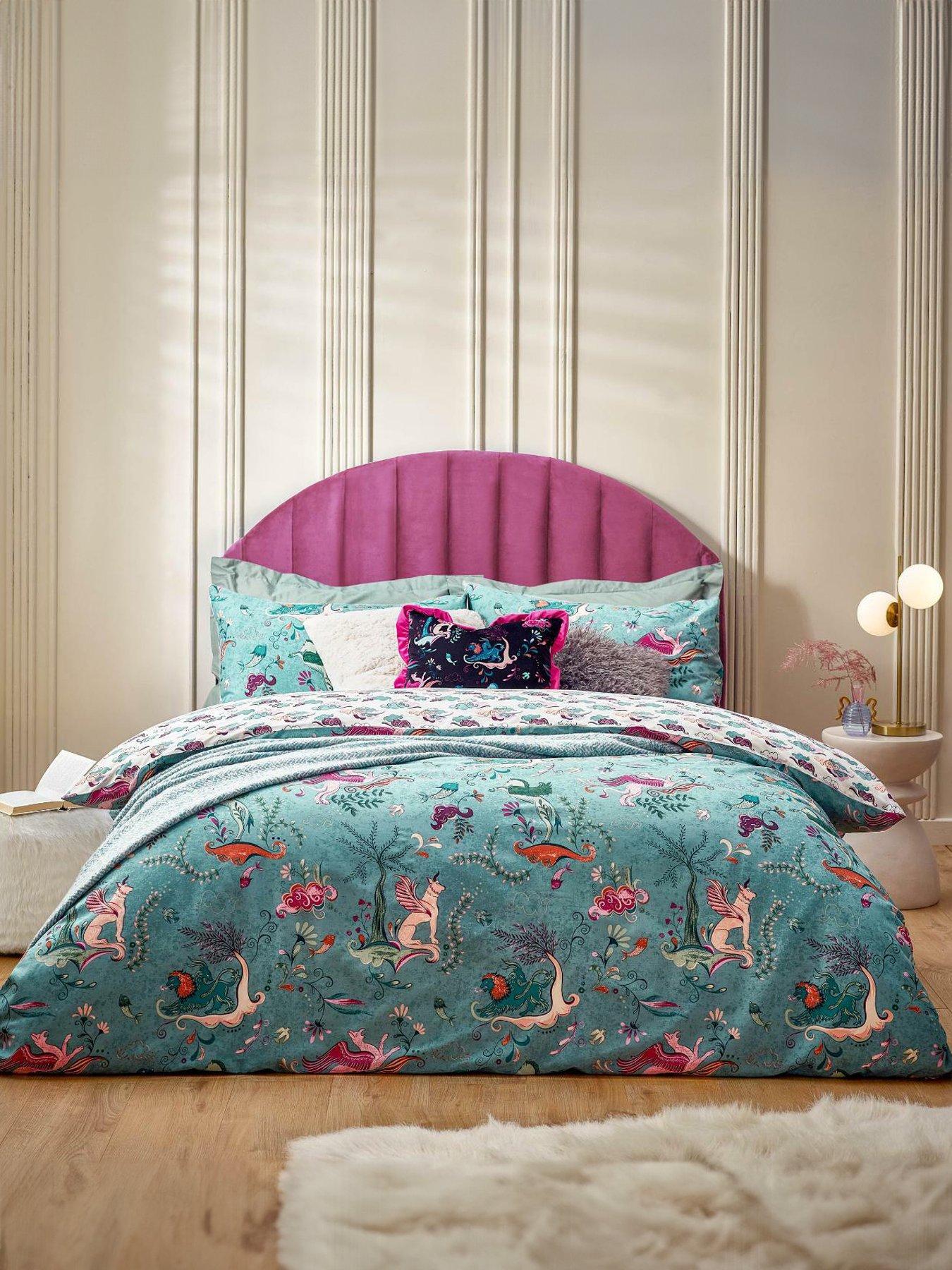 Product photograph of Furn Athena Mineral Blue Duvet Set- Single from very.co.uk