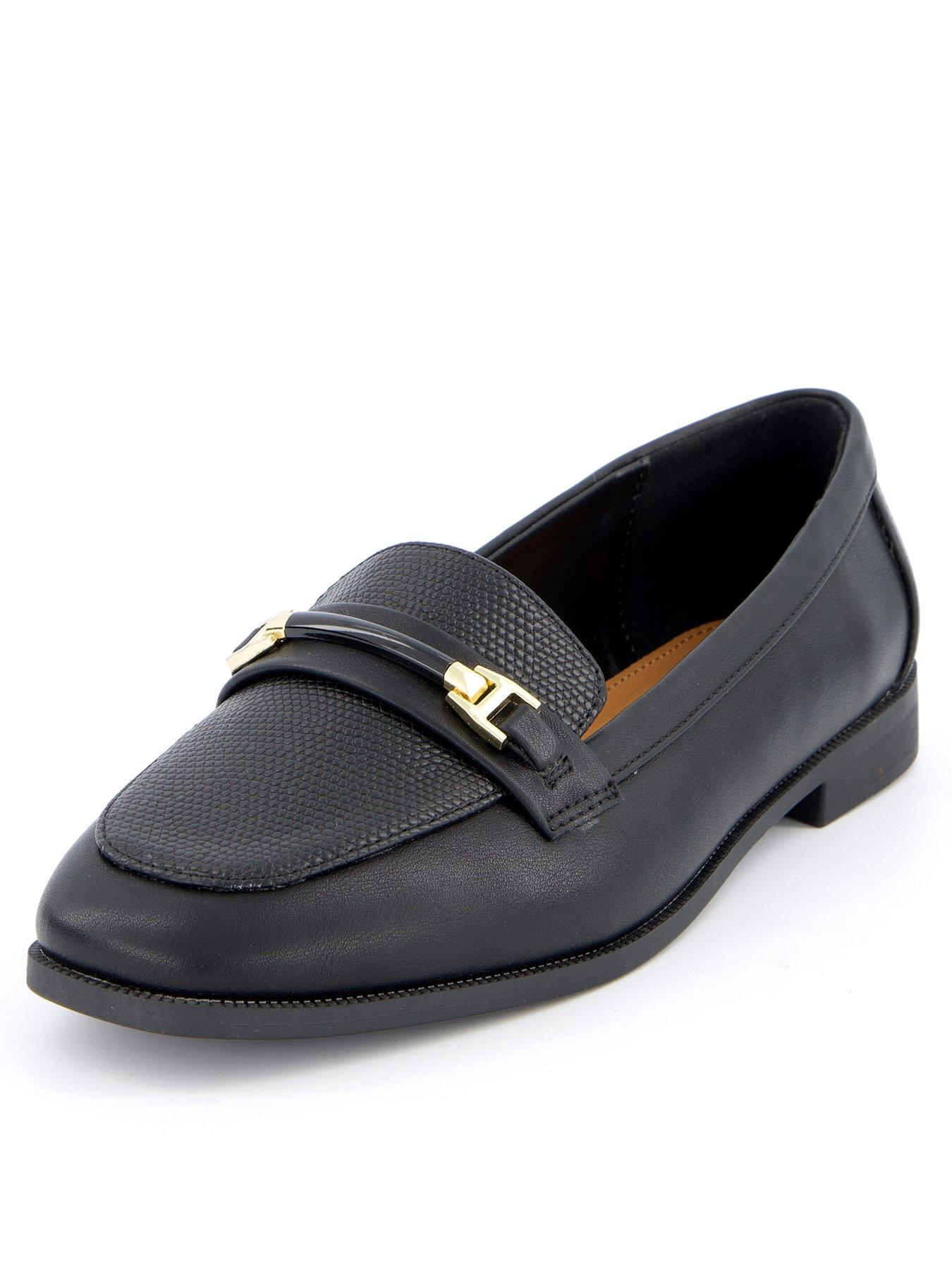 undefined Wide Fit Snaffle Loafer - Black