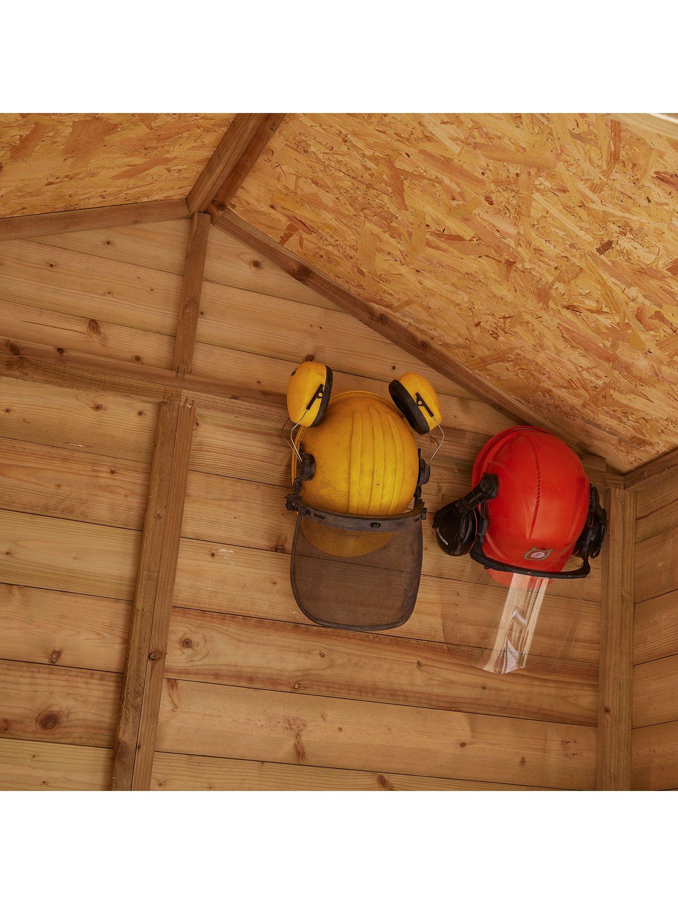 Image 5 of 7 of Rowlinson 6 x 4 Premier Shiplap Windowless Double Door Apex Shed