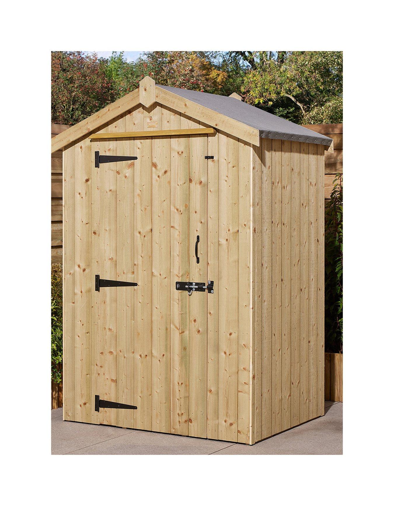 Product photograph of Rowlinson Premium Heritage 4x3ft Shed Pressure Treated from very.co.uk