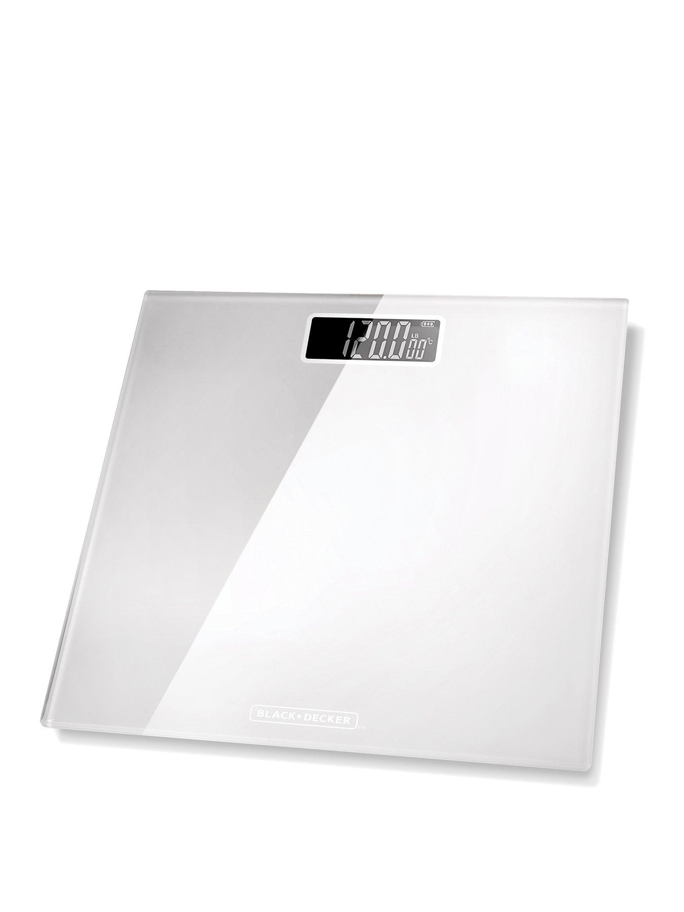 Product photograph of Black Decker B D Bathroom Scales from very.co.uk