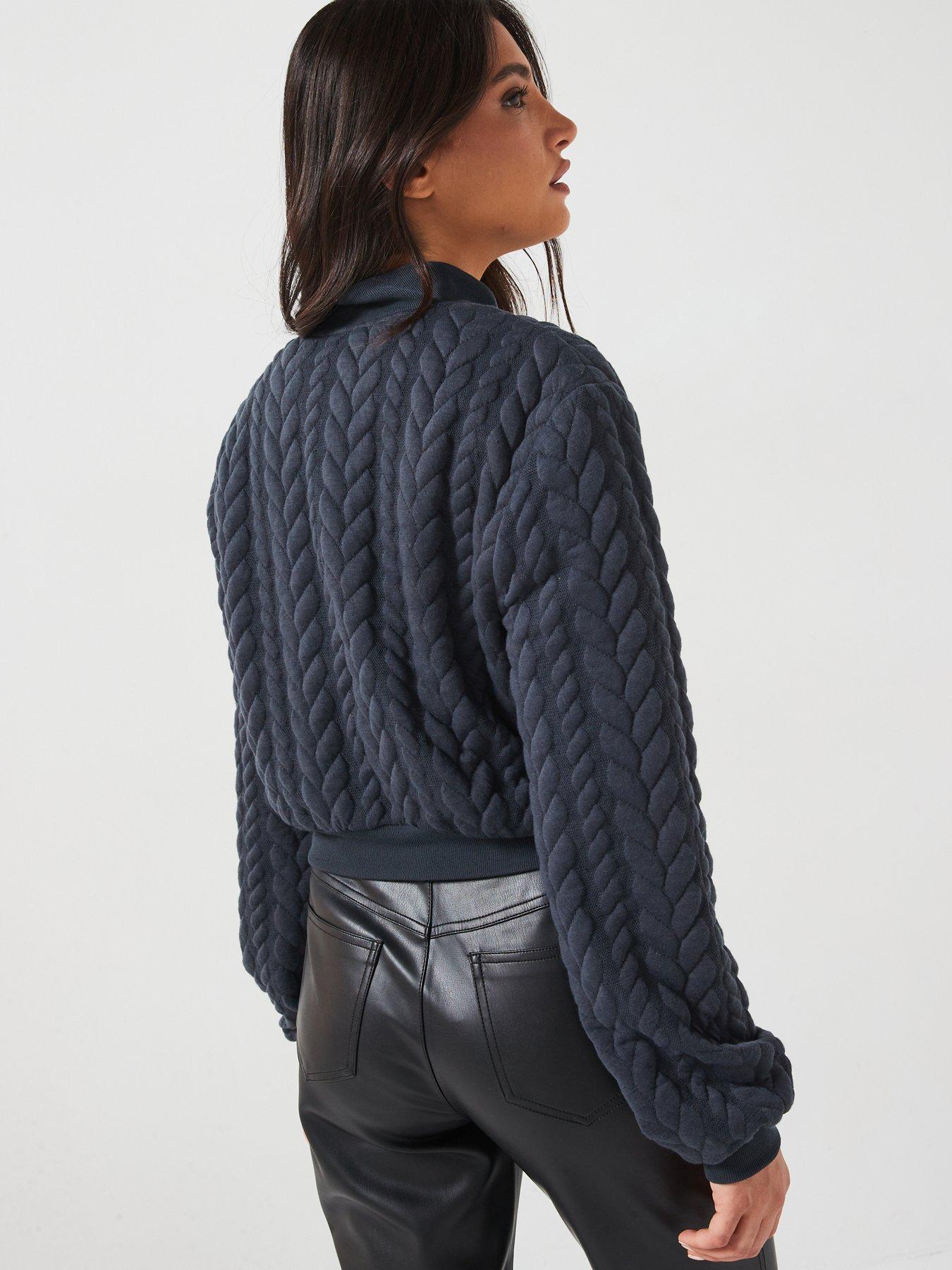 Image 2 of 6 of V by Very Quilted Jacket - Grey