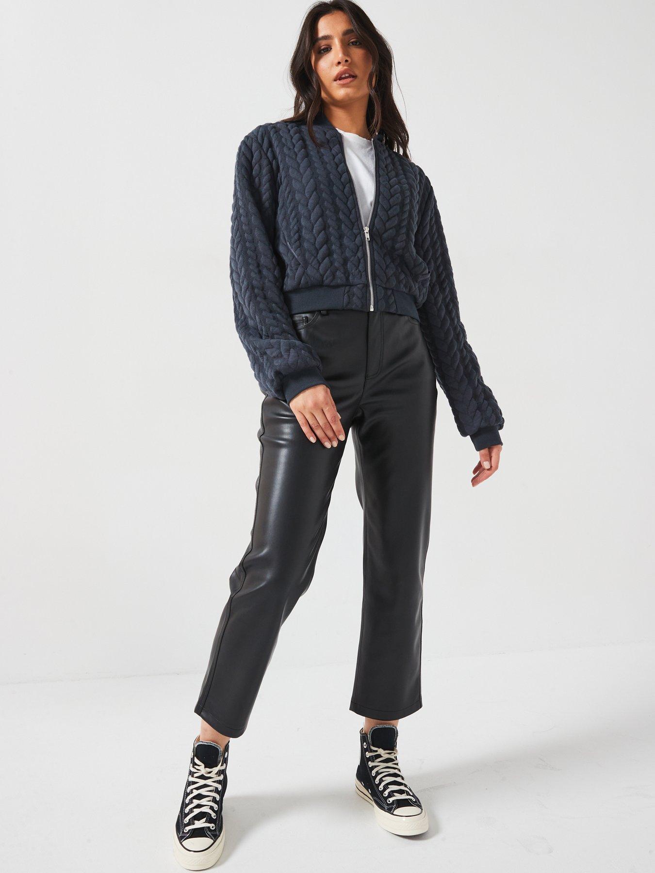 Image 3 of 6 of V by Very Quilted Jacket - Grey