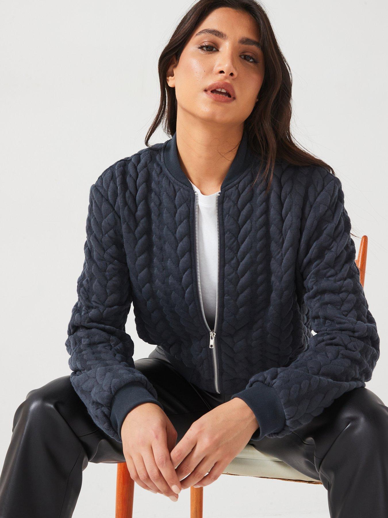 Image 6 of 6 of V by Very Quilted Jacket - Grey