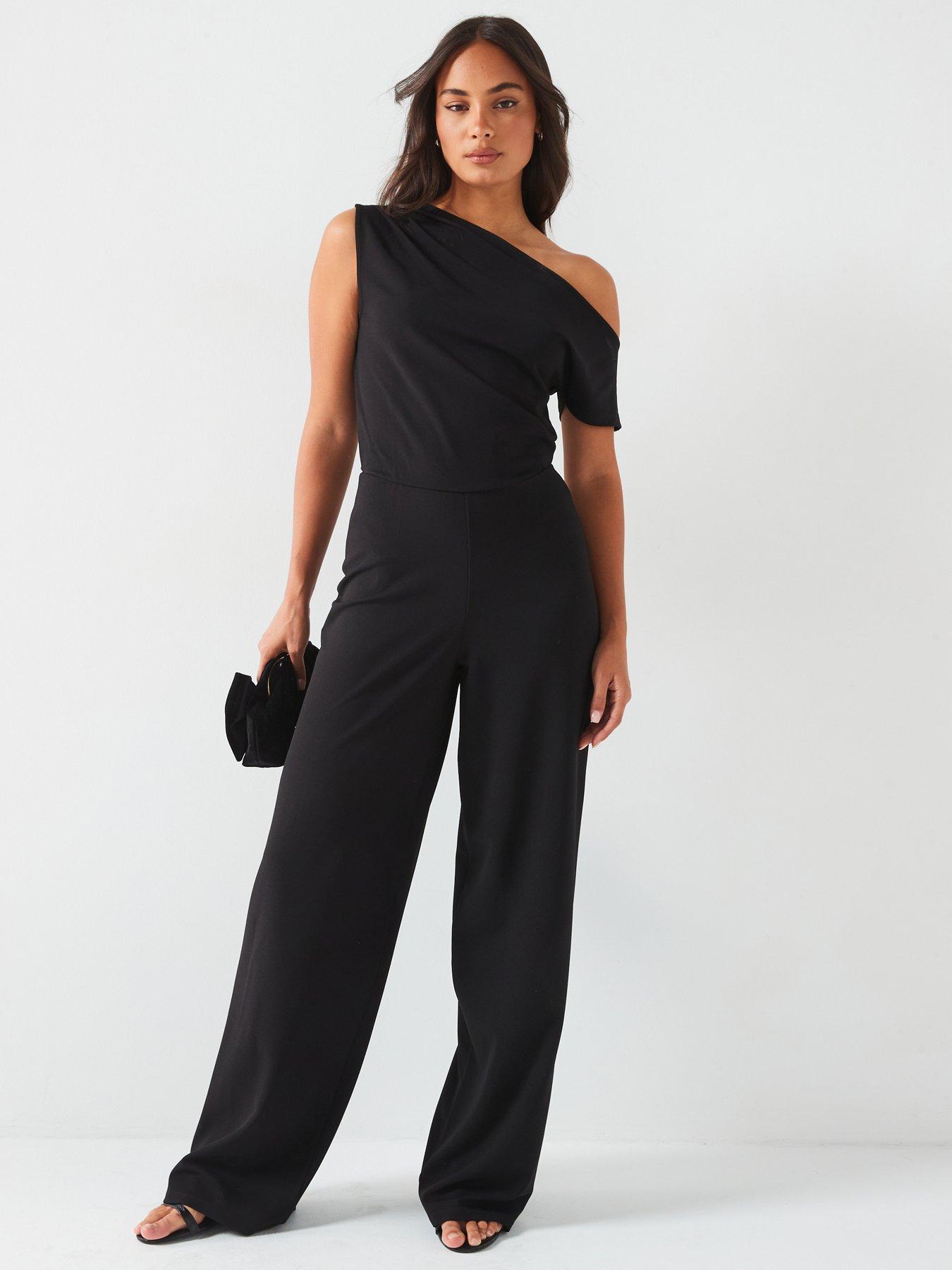 Off the shoulder jumpsuit on sale