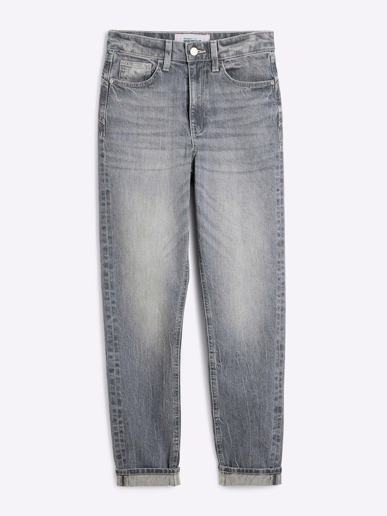 Short En Jean Femme River Island - Taille 10 - Noir - Occasion Très Bon état