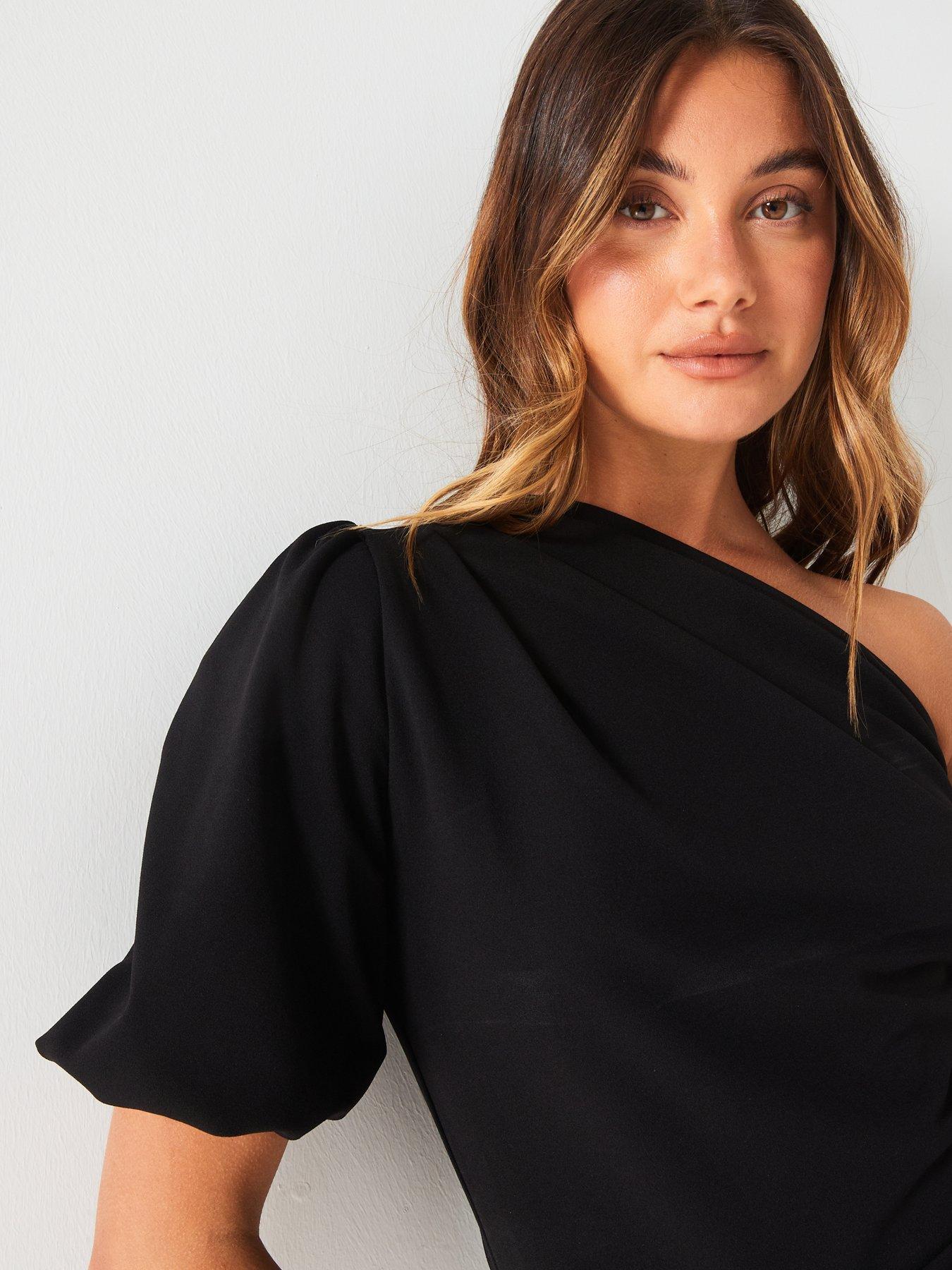 One sleeve black top sale