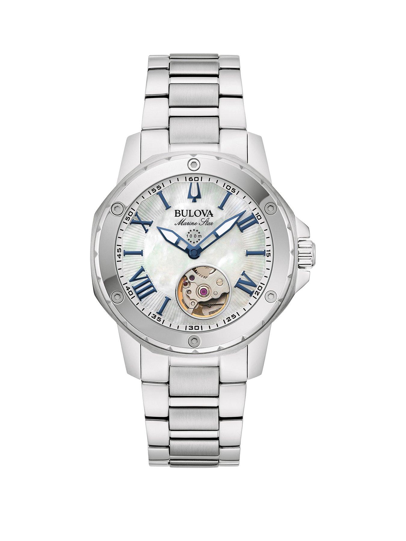 Bulova Ladies Marine Star Diamond Watch Very