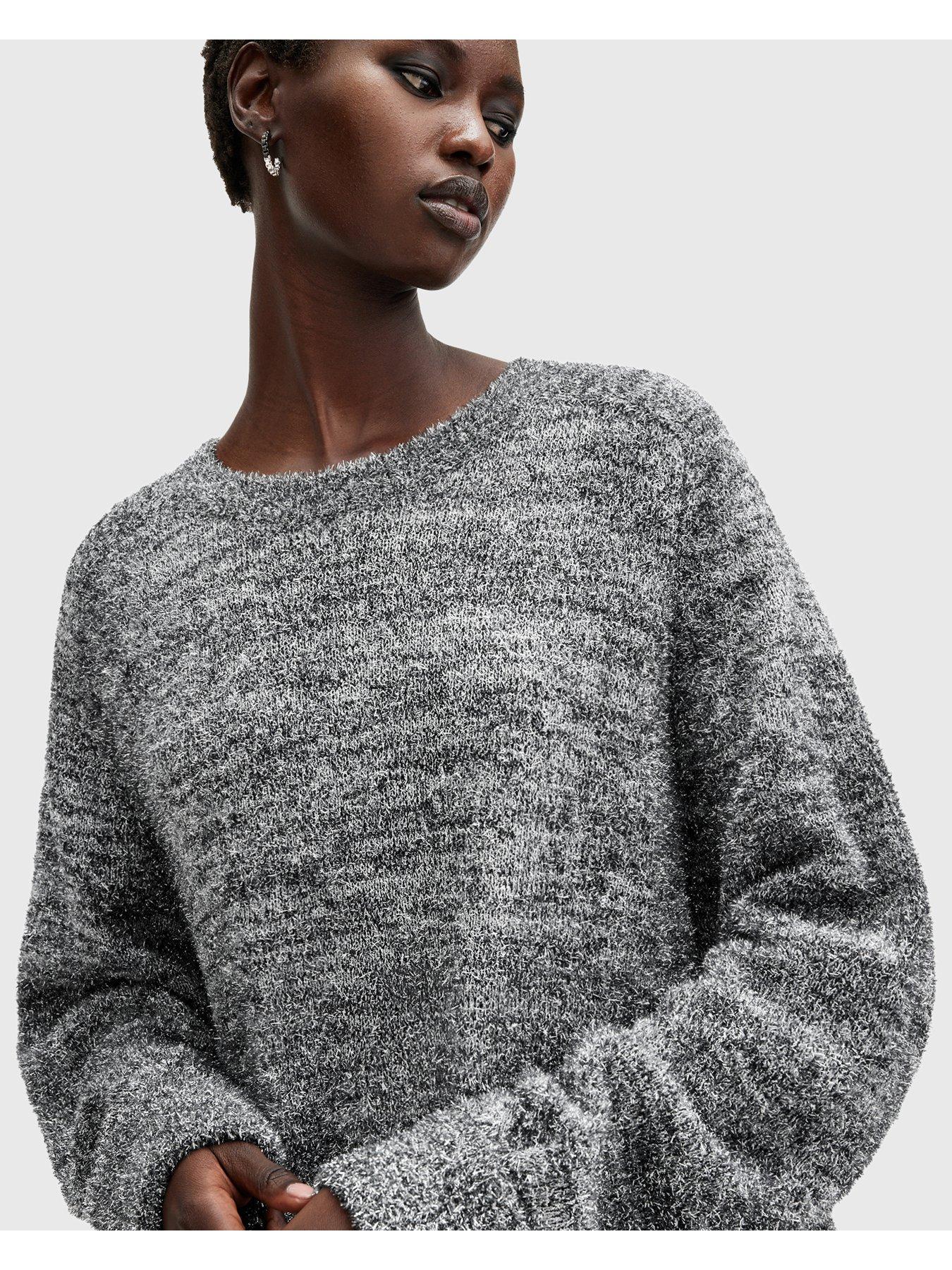 Oversized crew neck sweater dress hotsell